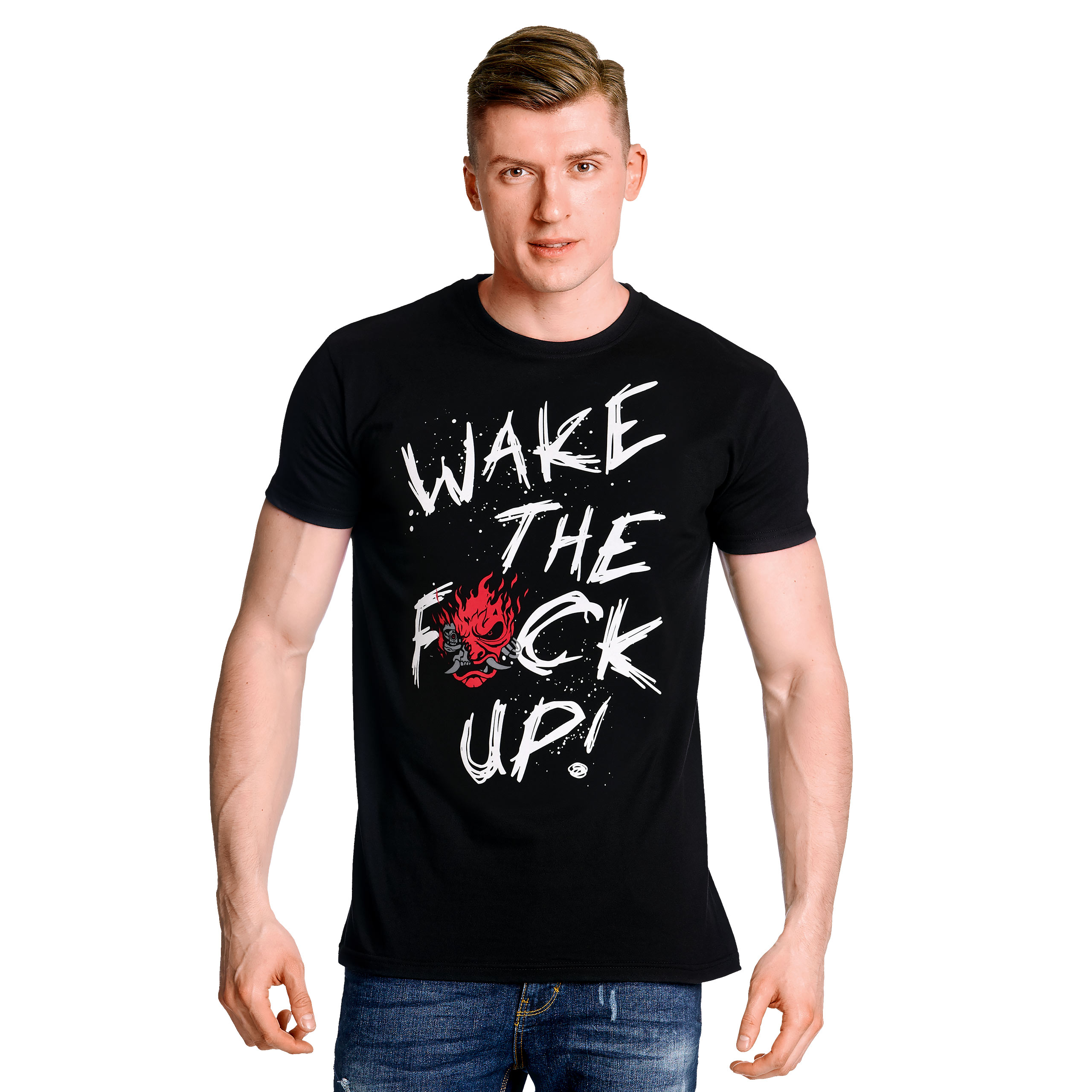 Cyberpunk 2077 - Wake Up Sketchy T-Shirt schwarz