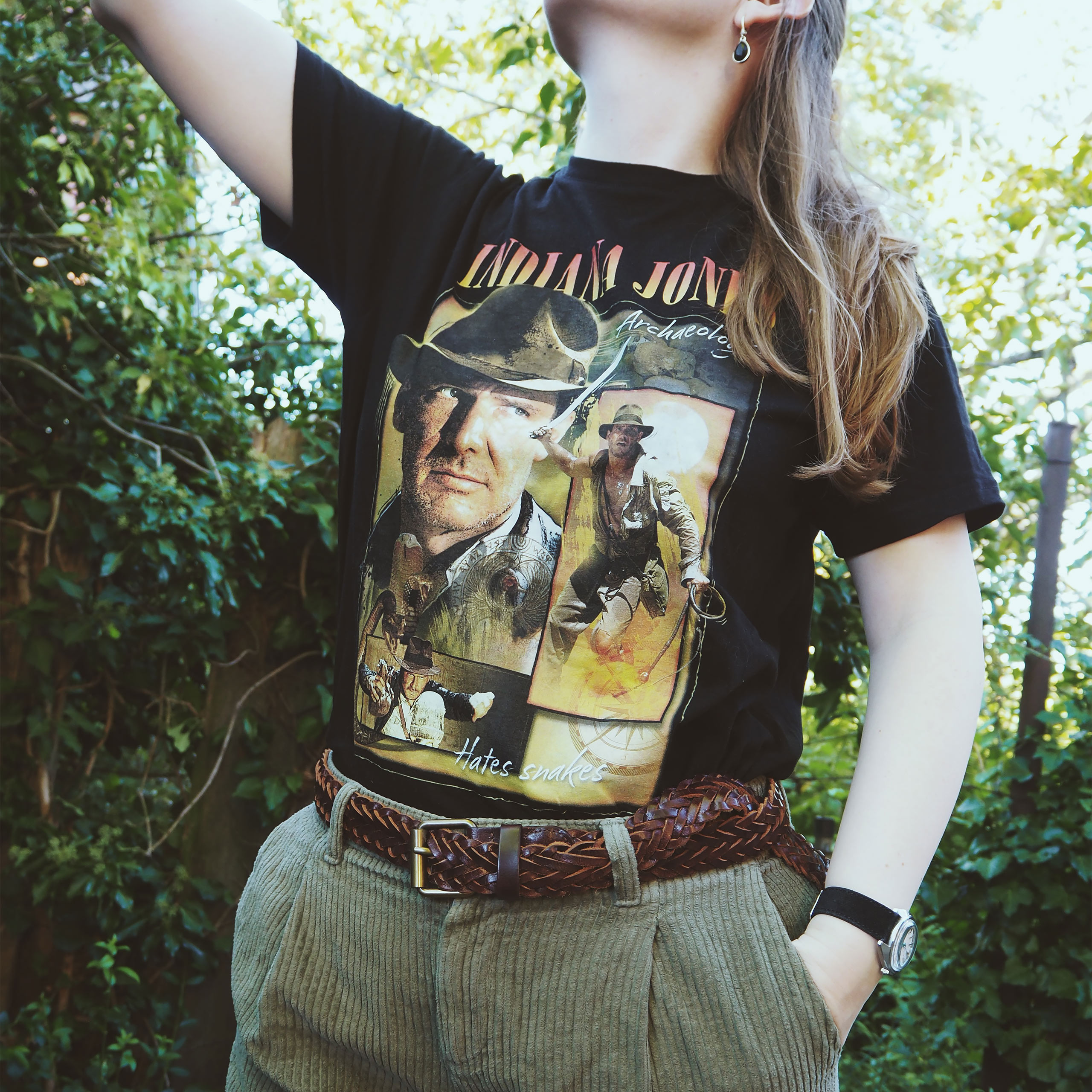 Indiana Jones - Homage T-Shirt Black