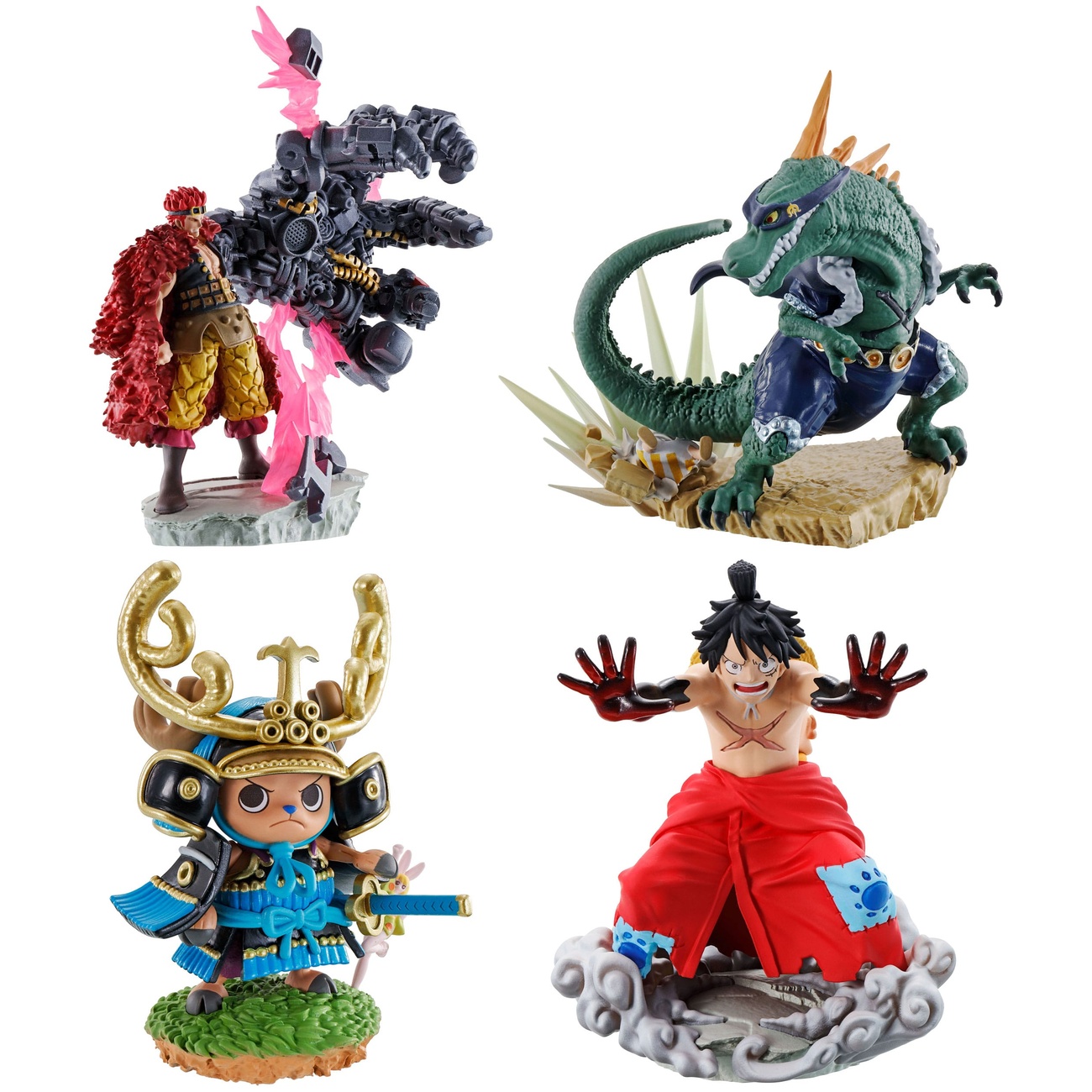 One Piece Petitrama Mini Figura PVC Logbox Re Birth Wanokuni Vol. 2 Zestaw 9 cm