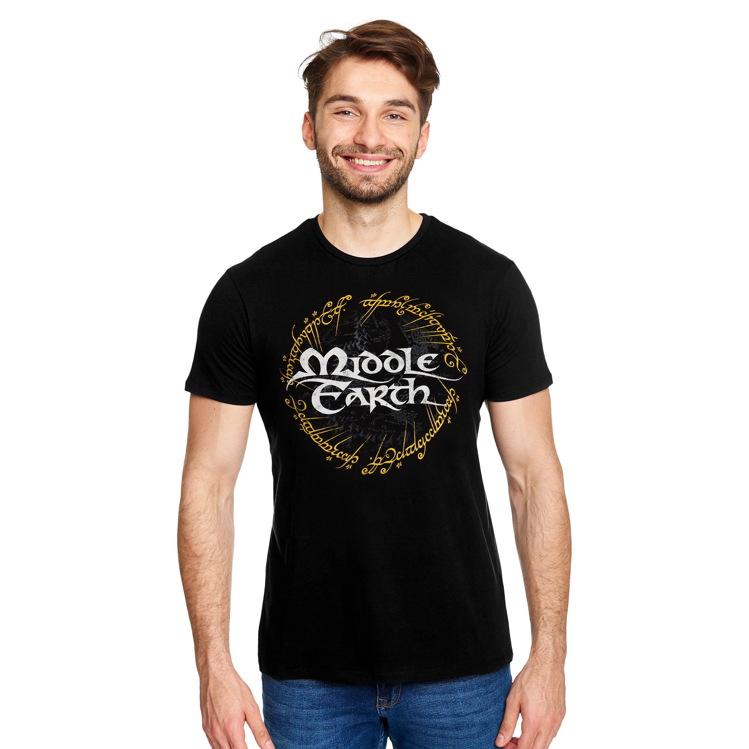 Heer der Ringen - Midden-aarde T-shirt zwart