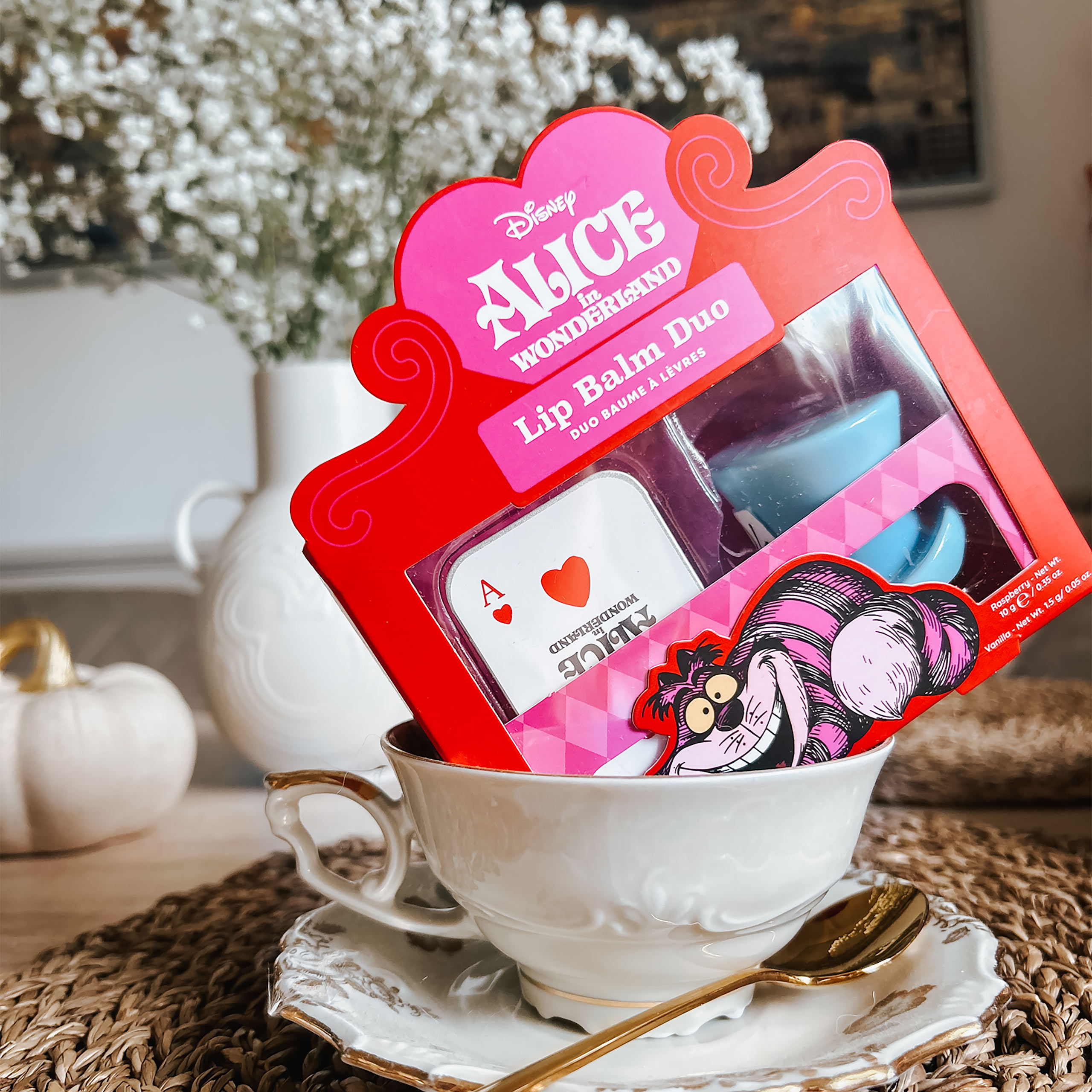 Alice in Wonderland - Lippenbalsem 2-delige Set