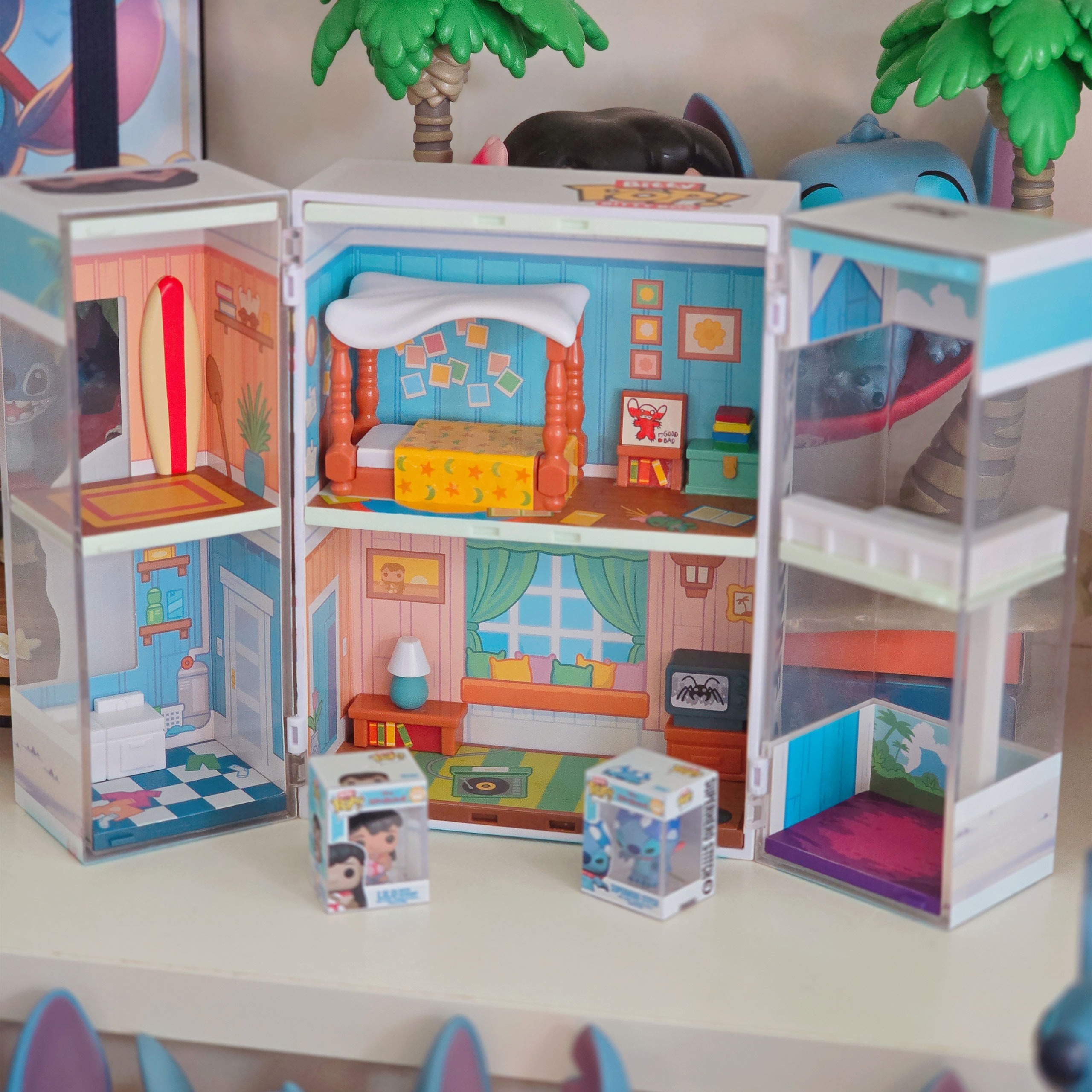 Lilo & Stitch - Lilos Home Funko Bitty Pop Display mit 2 Figuren
