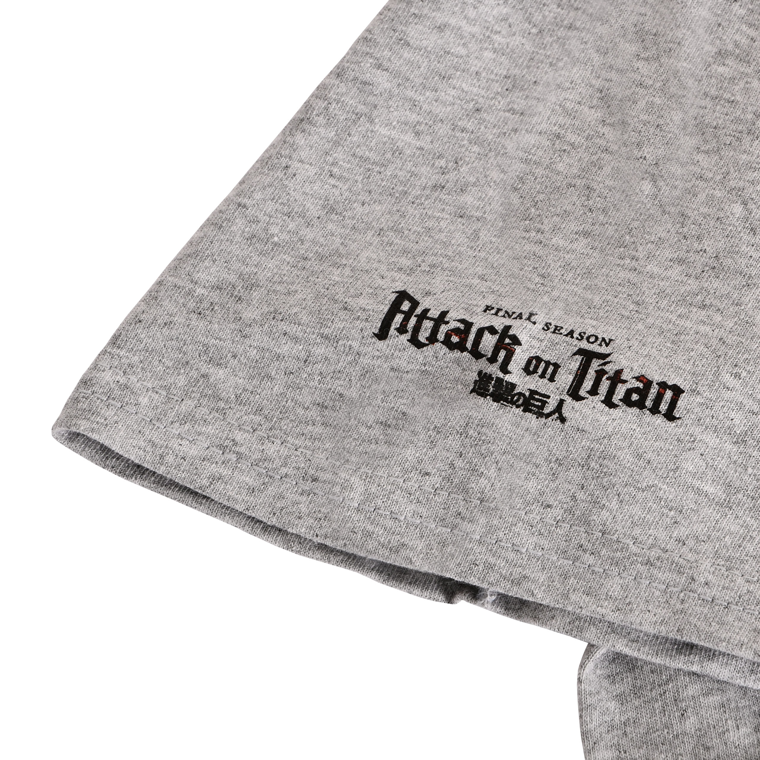 Attack on Titan - Groep T-Shirt grijs