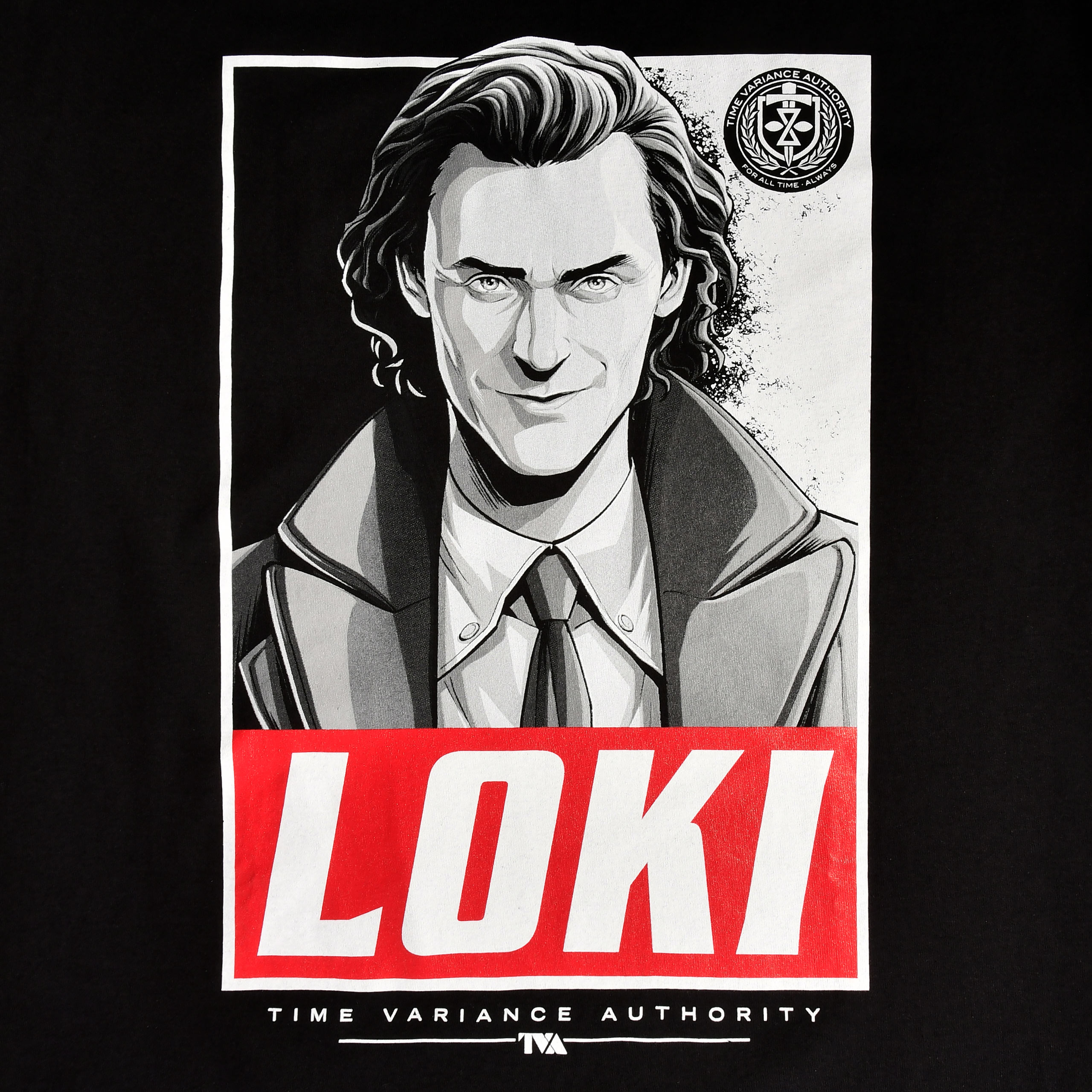 Loki Square T-Shirt zwart