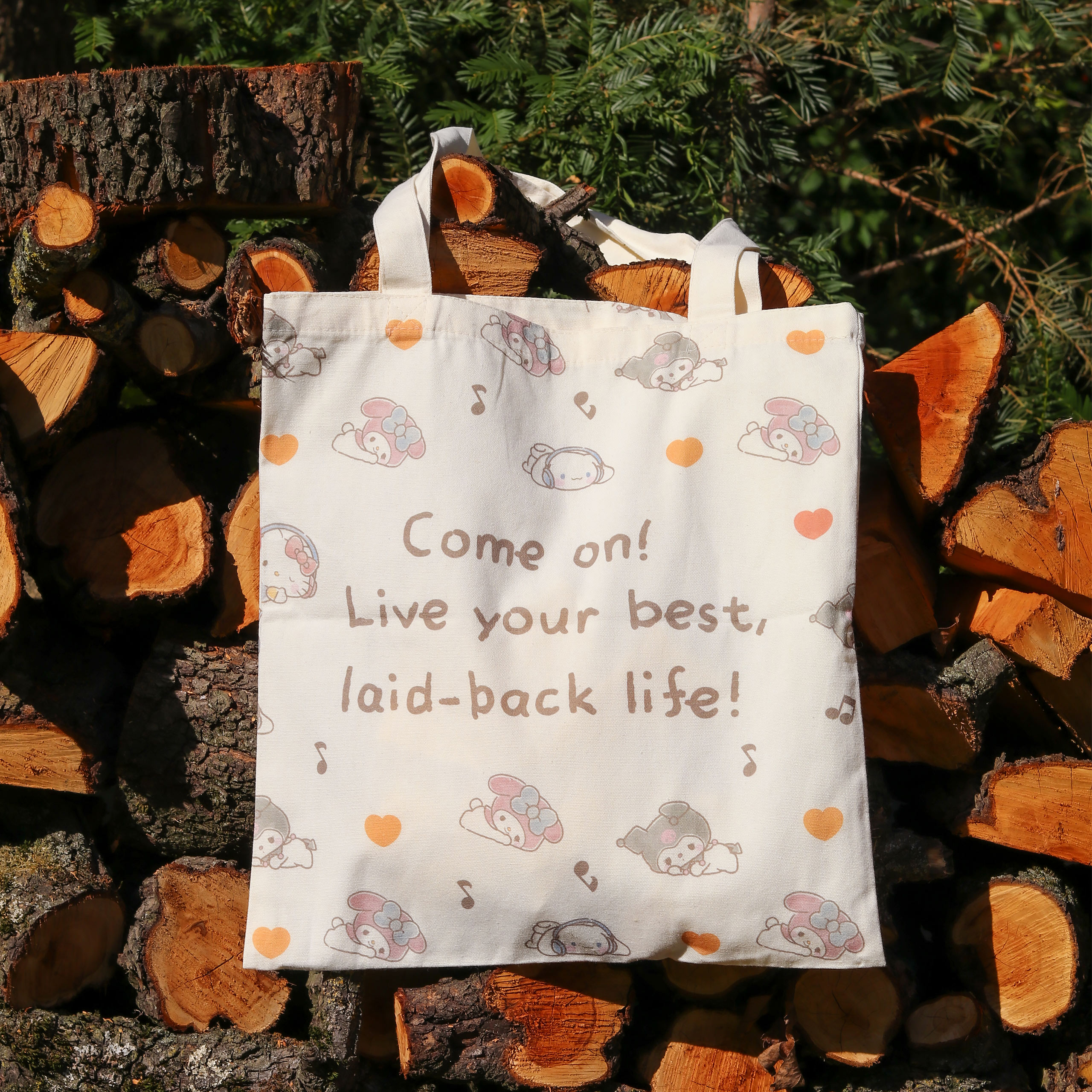 Sanrio - Borsa di tela Hello Kitty and Friends