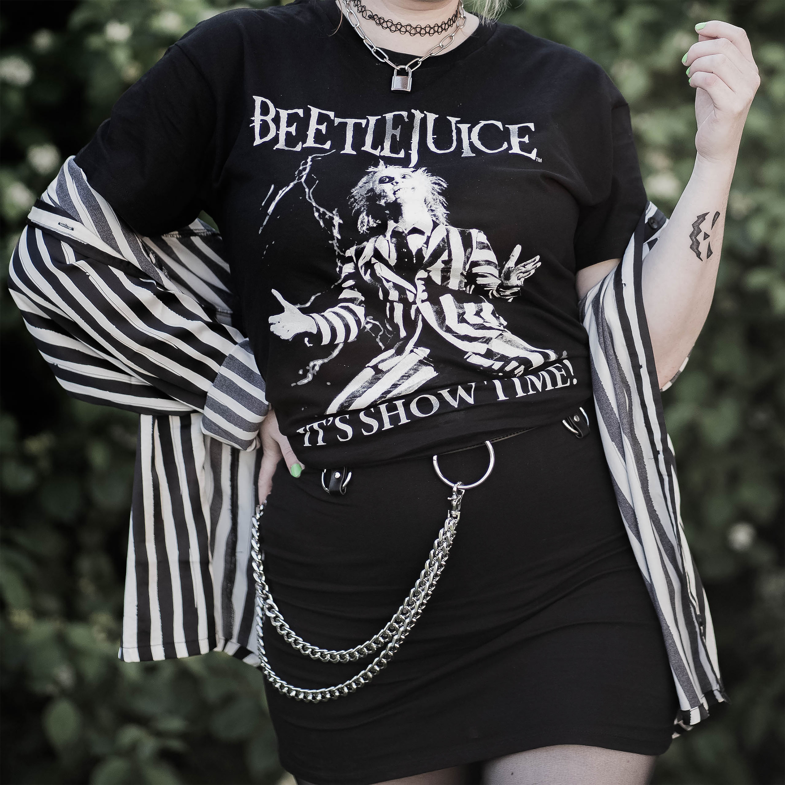 Beetlejuice - È ora dello spettacolo! T-shirt nera