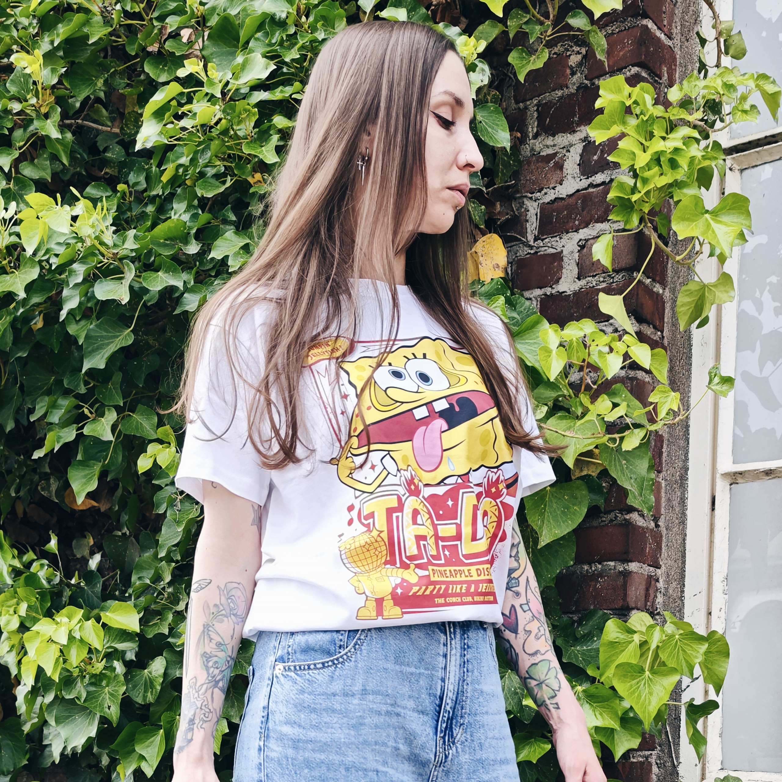 SpongeBob - Party Like a Jellyfish T-Shirt weiß