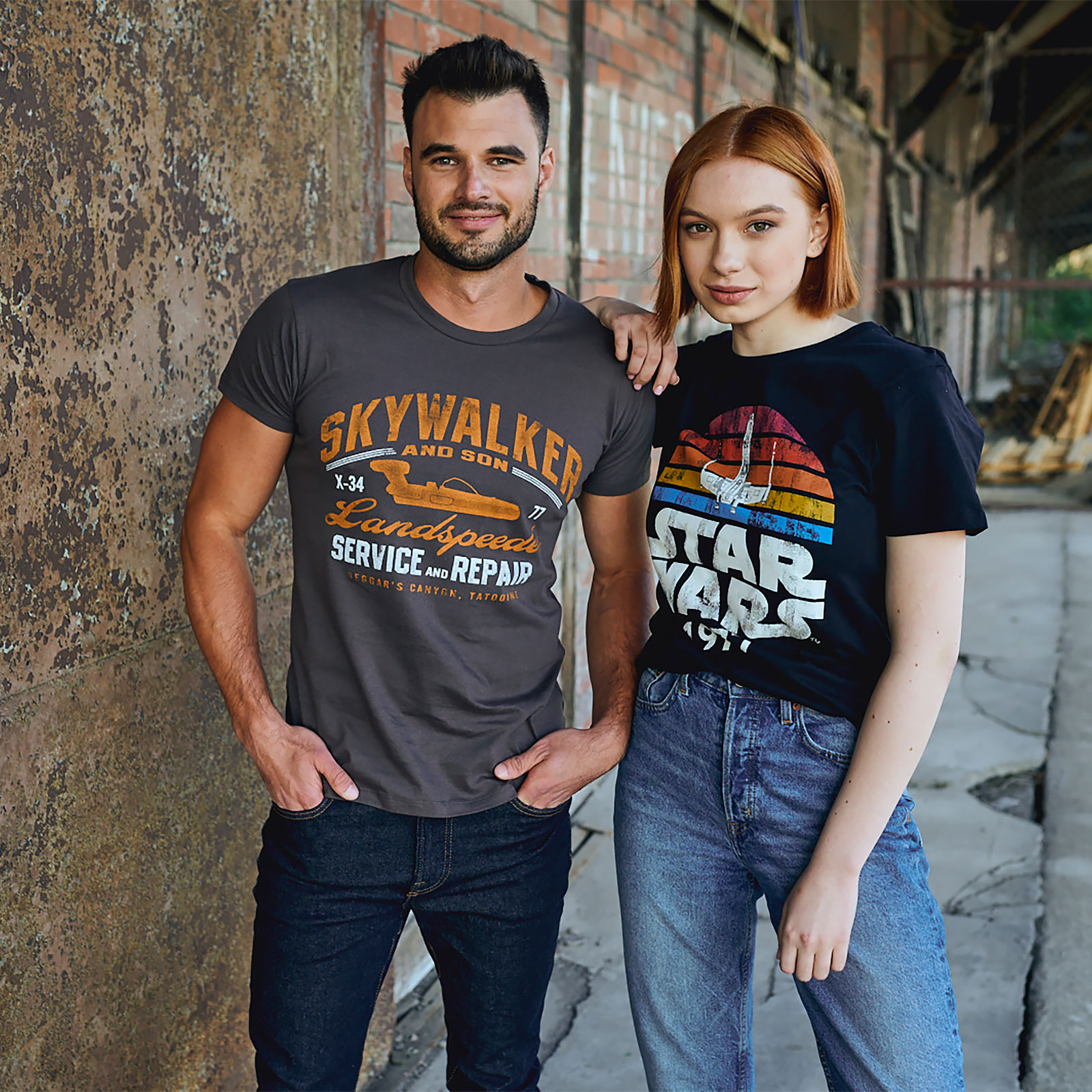 Star Wars van 1977 Retro T-shirt zwart