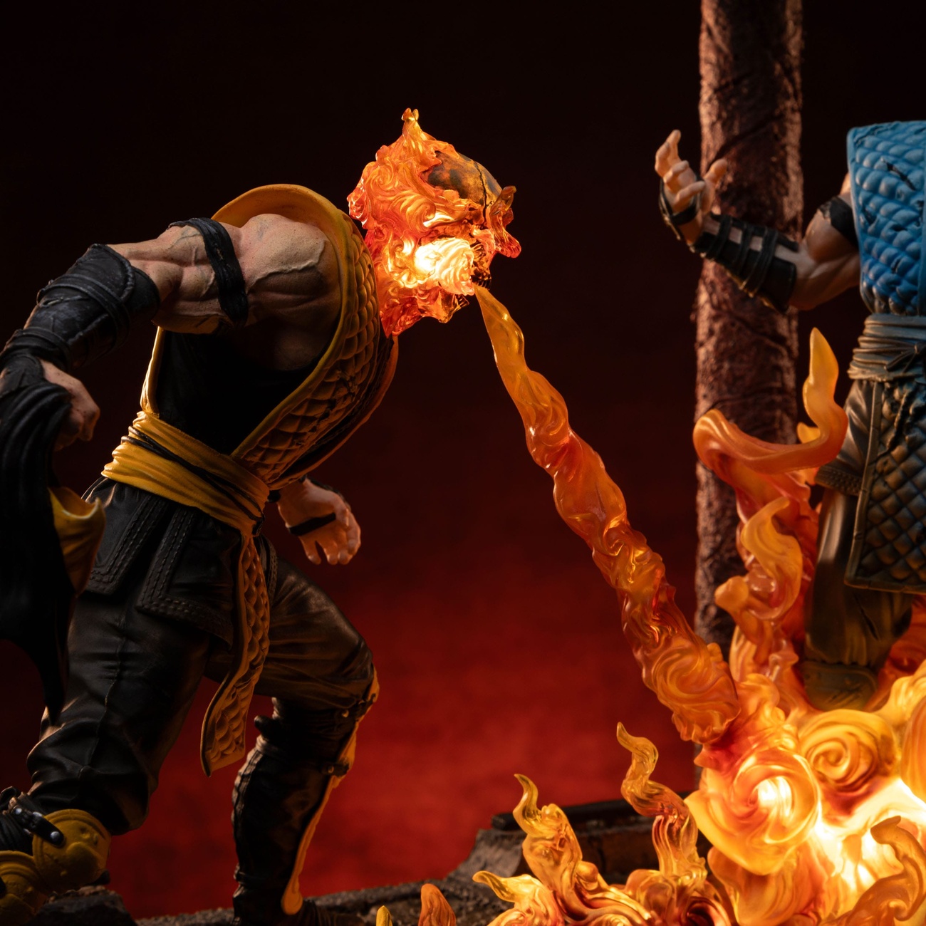 Mortal Kombat Figurka Deluxe Art Scale 1/10 Scorpion Fatality 27 cm