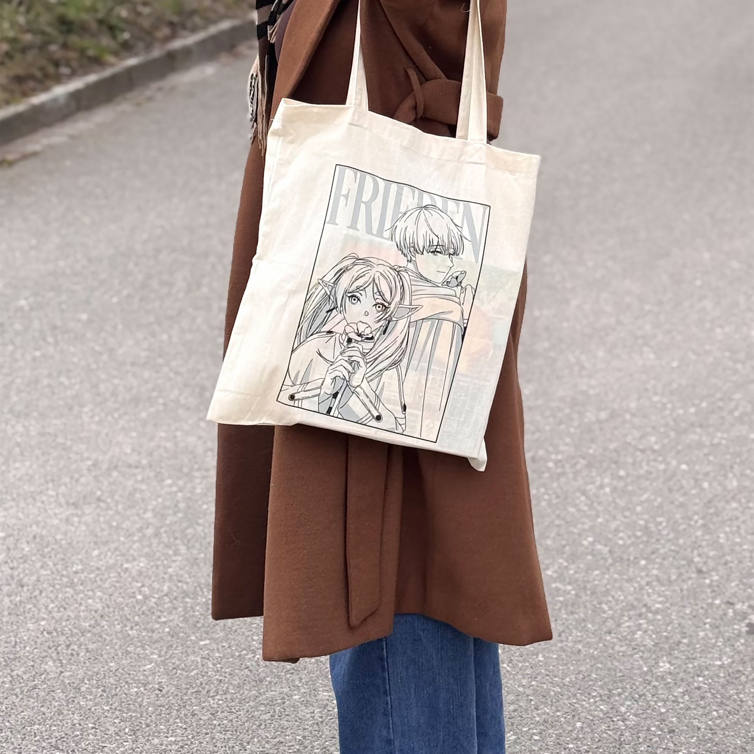 Tote bag pour les fans de Frieren et Himmel