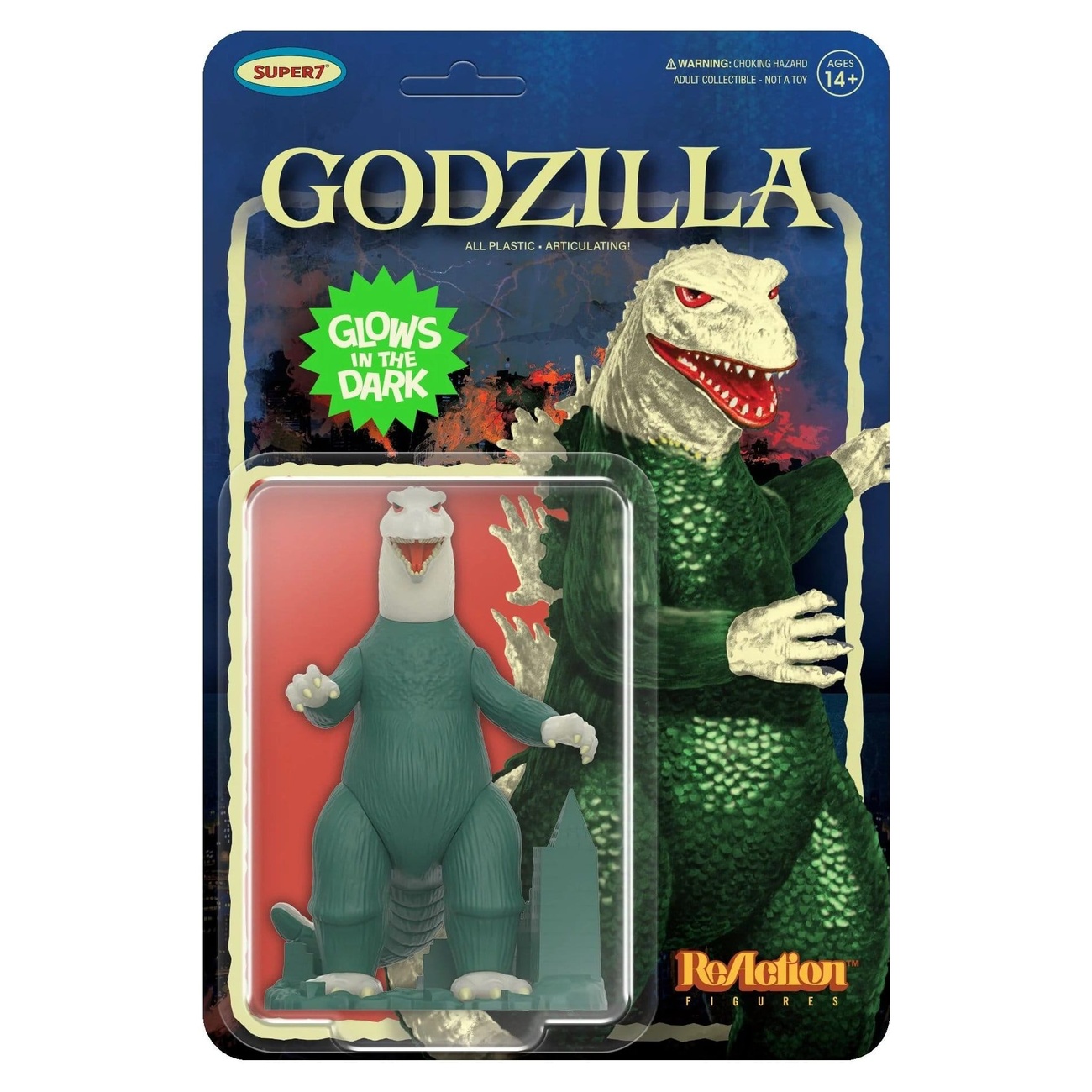 Godzilla Toho ReAction actiefiguur Godzilla Model Kit (Glow) 10 cm