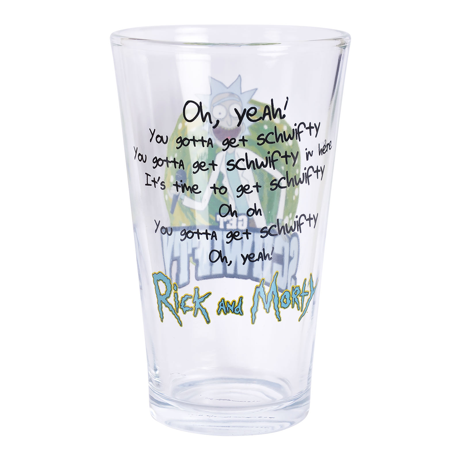 Rick en Morty - Get Schwifty Glas