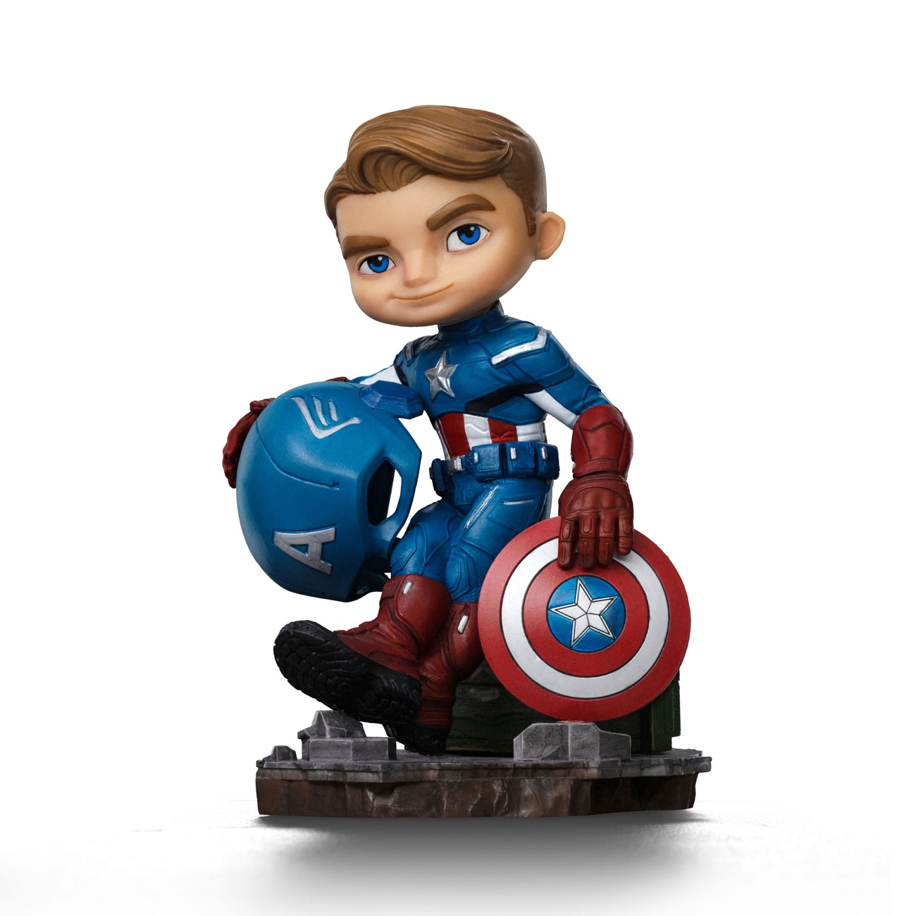 Avengers Infinity Saga Mini Co. PVC Figur Captain America 14 cm