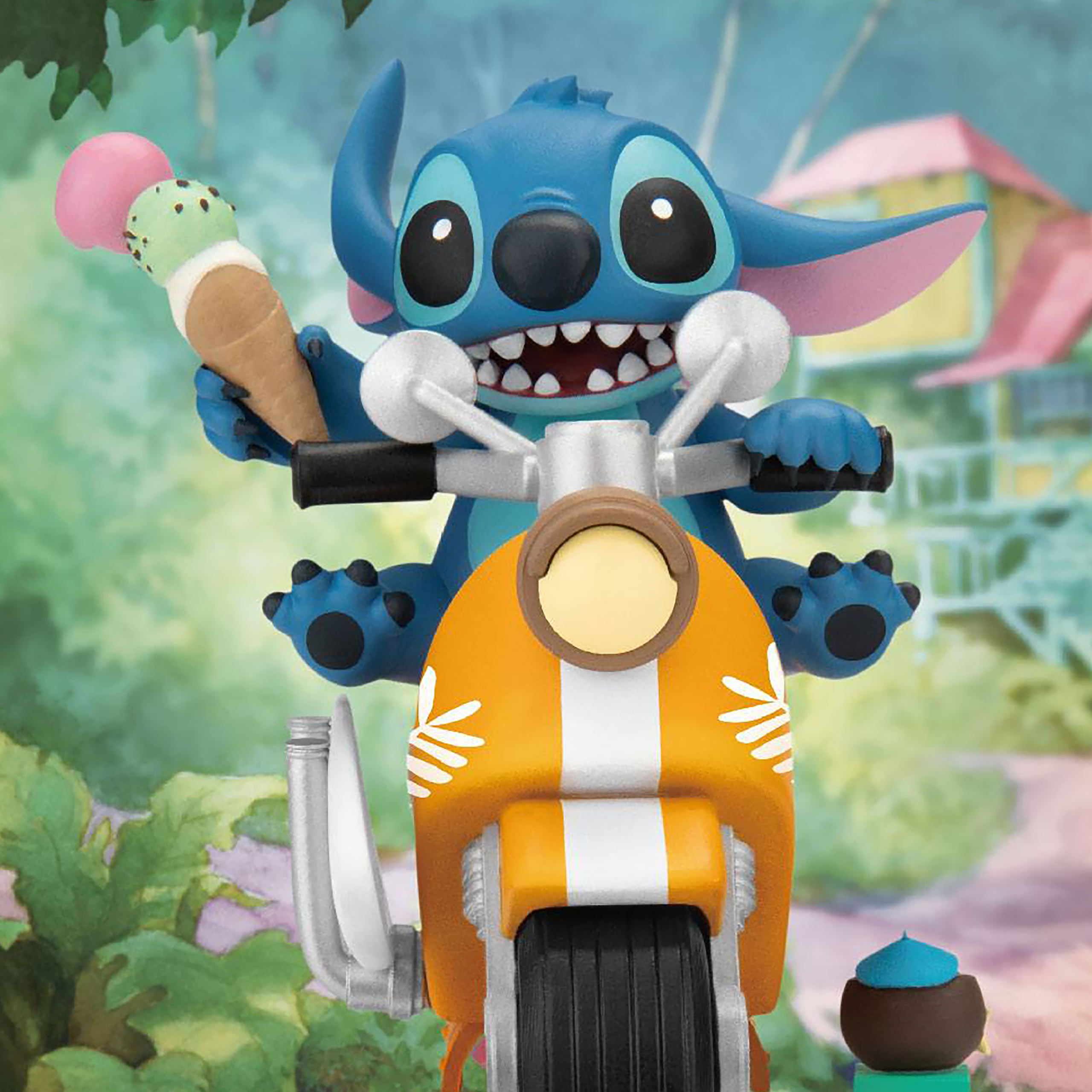 Stitch Coin Ride D-Stage Diorama Figure - Lilo & Stitch