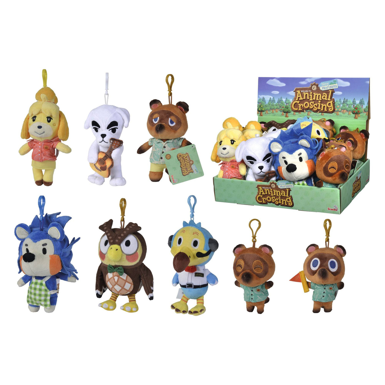 Animal Crossing Llavero de Peluche Residents 15 cm Surtido (12)