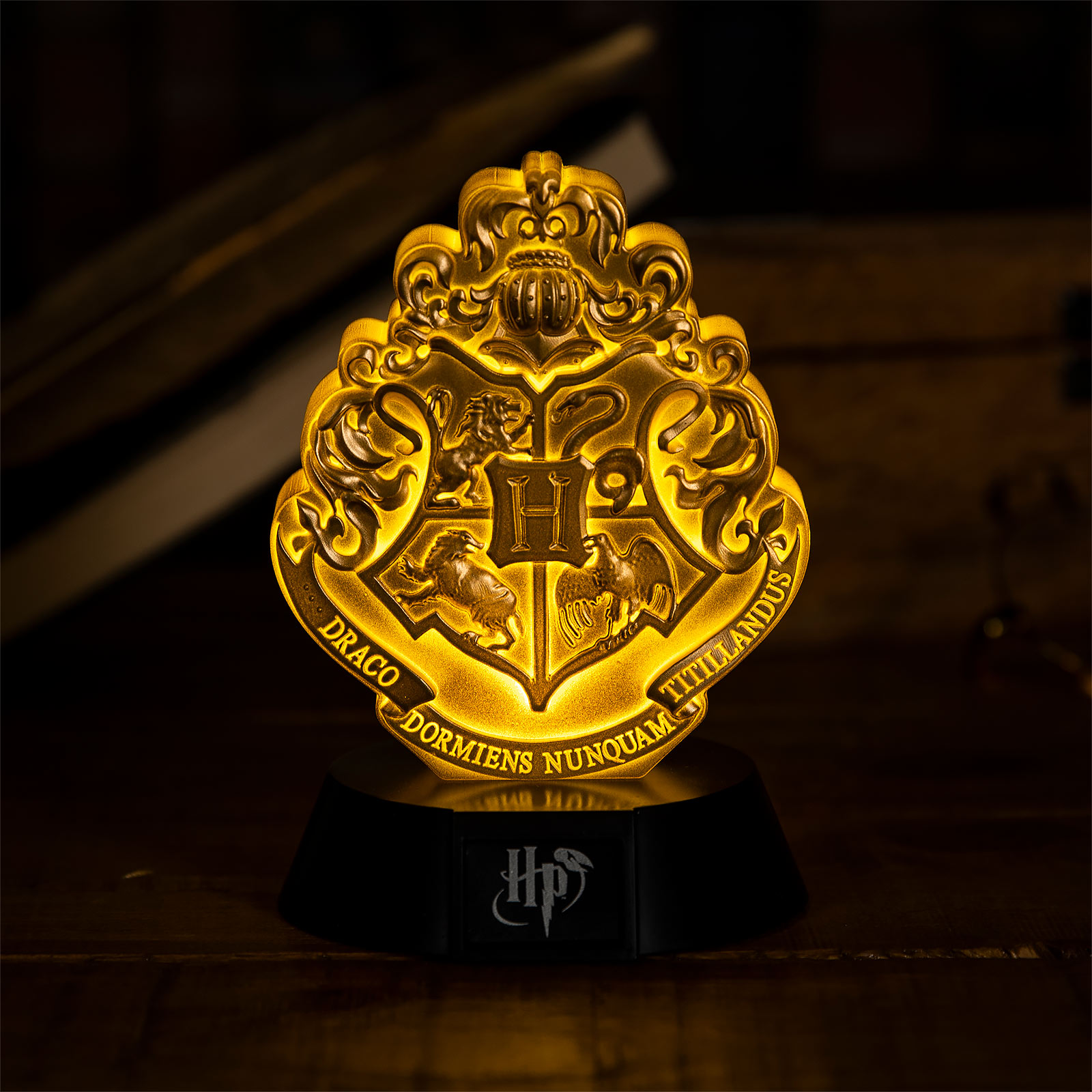 Harry Potter - Hogwarts Crest 3D Icons Table Lamp