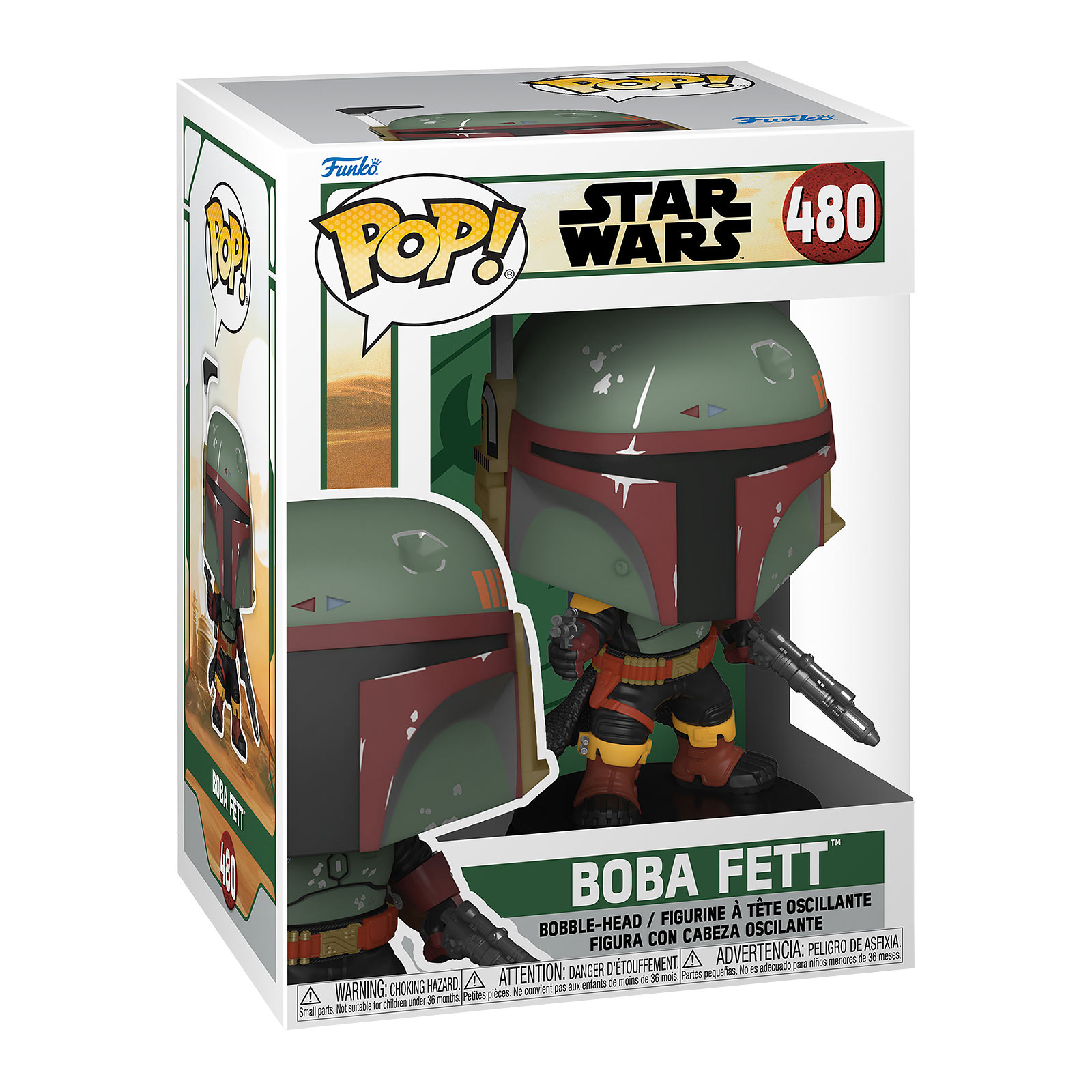 Boba Fett Funko Pop Bobblehead Figure - Star Wars The Book of Boba Fett