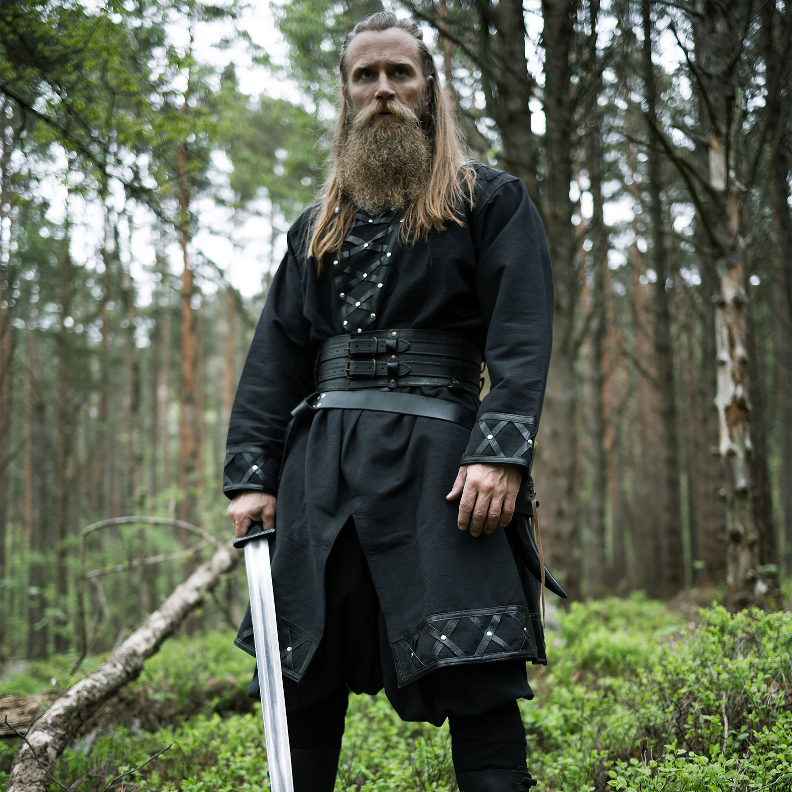 Medieval Viking Tunic Black