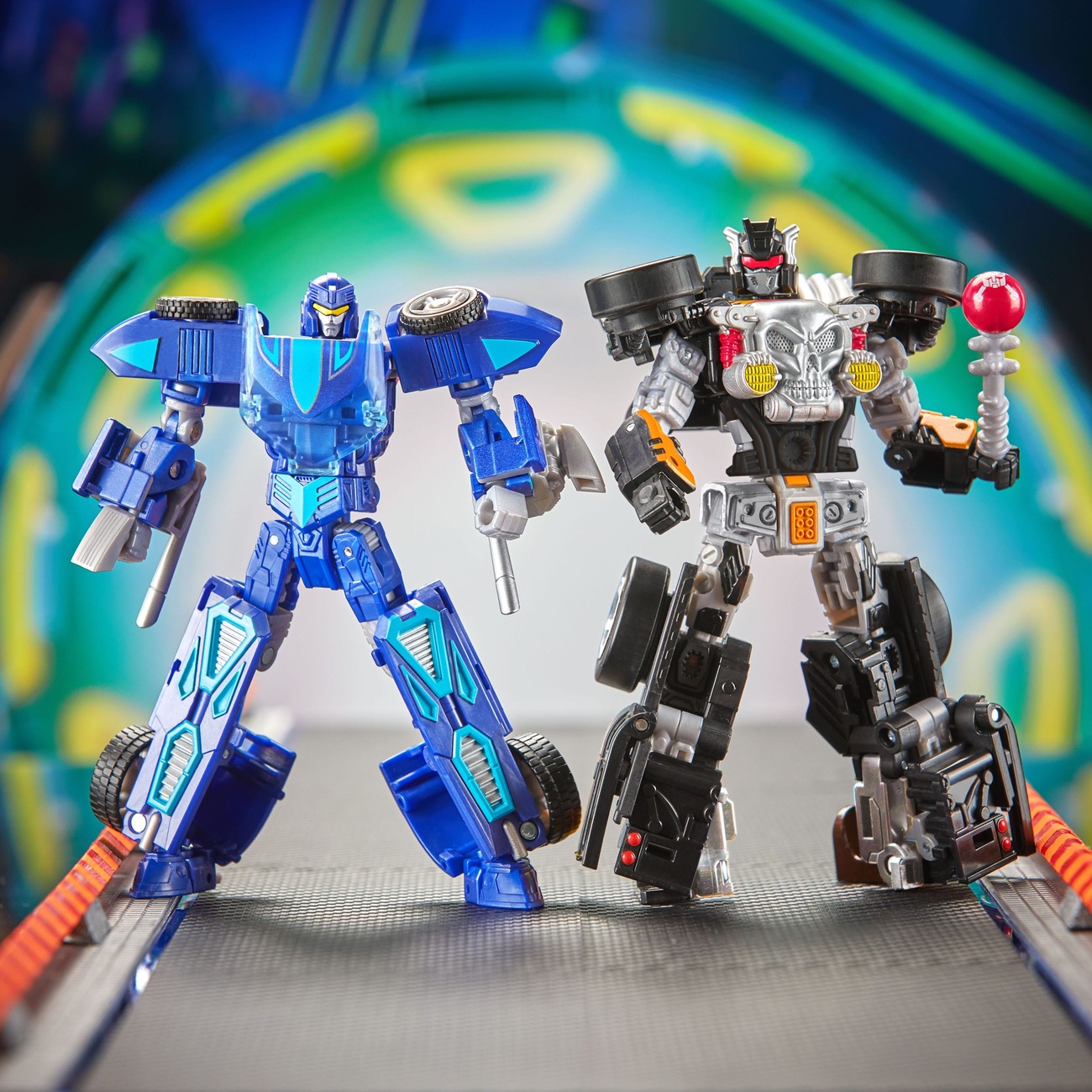 Figurine articulée Hot Wheels x Transformers Bone Shaker 12 cm