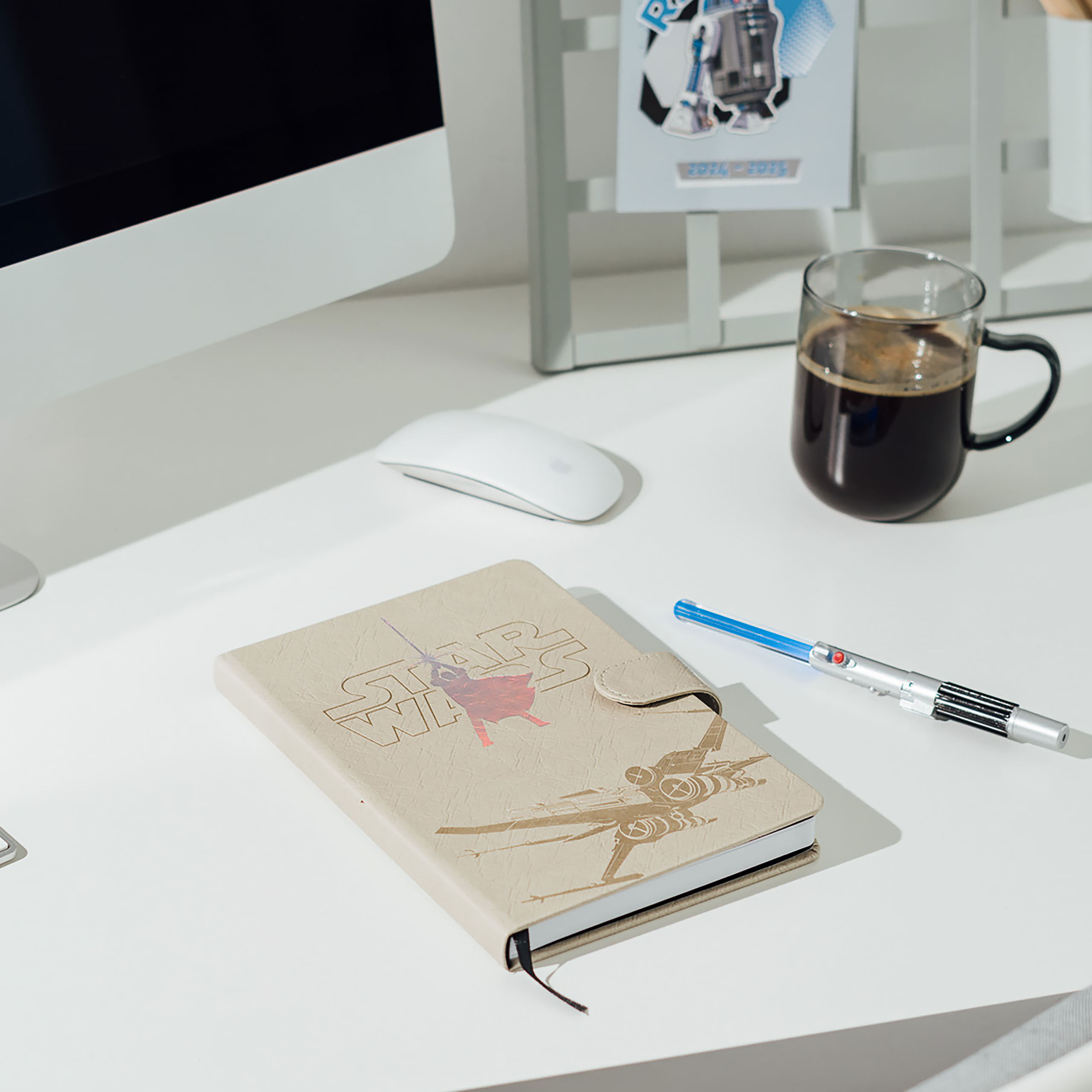 Star Wars - Luke Skywalker Notizbuch mit Lichtschwert Stift