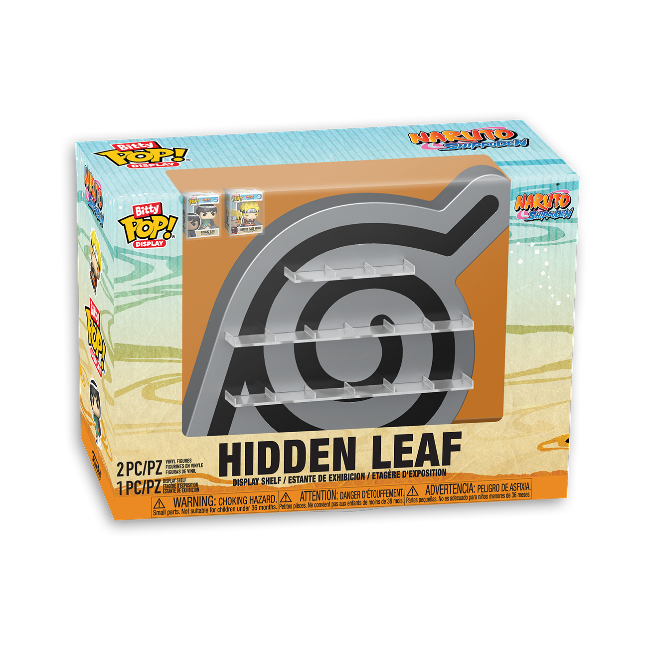 Naruto Shippuden - Hidden Leaf Funko Bitty POP-display med 2 figurer