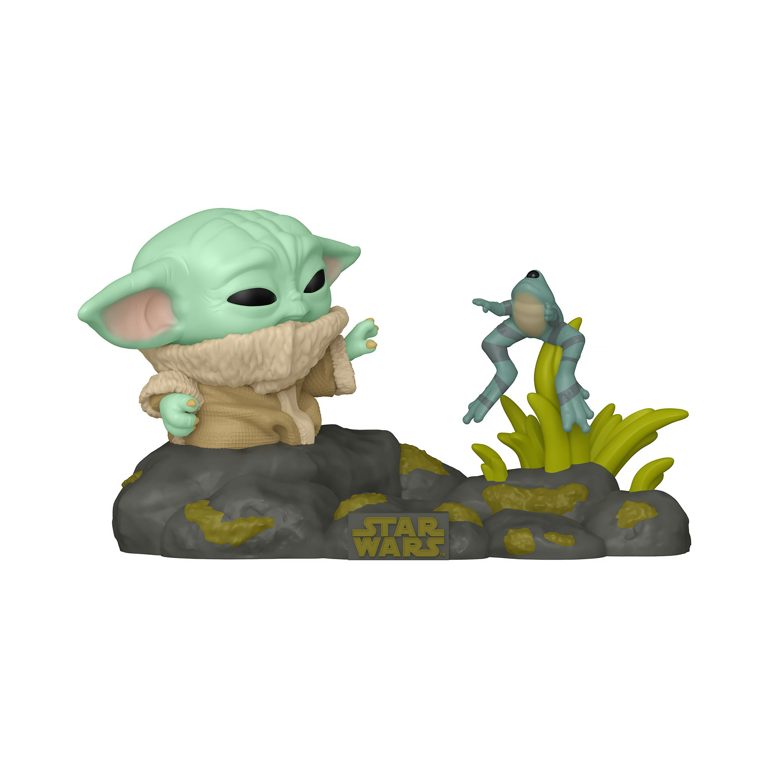 Grogu with frog Funko Pop Figure - Star Wars The Mandalorian