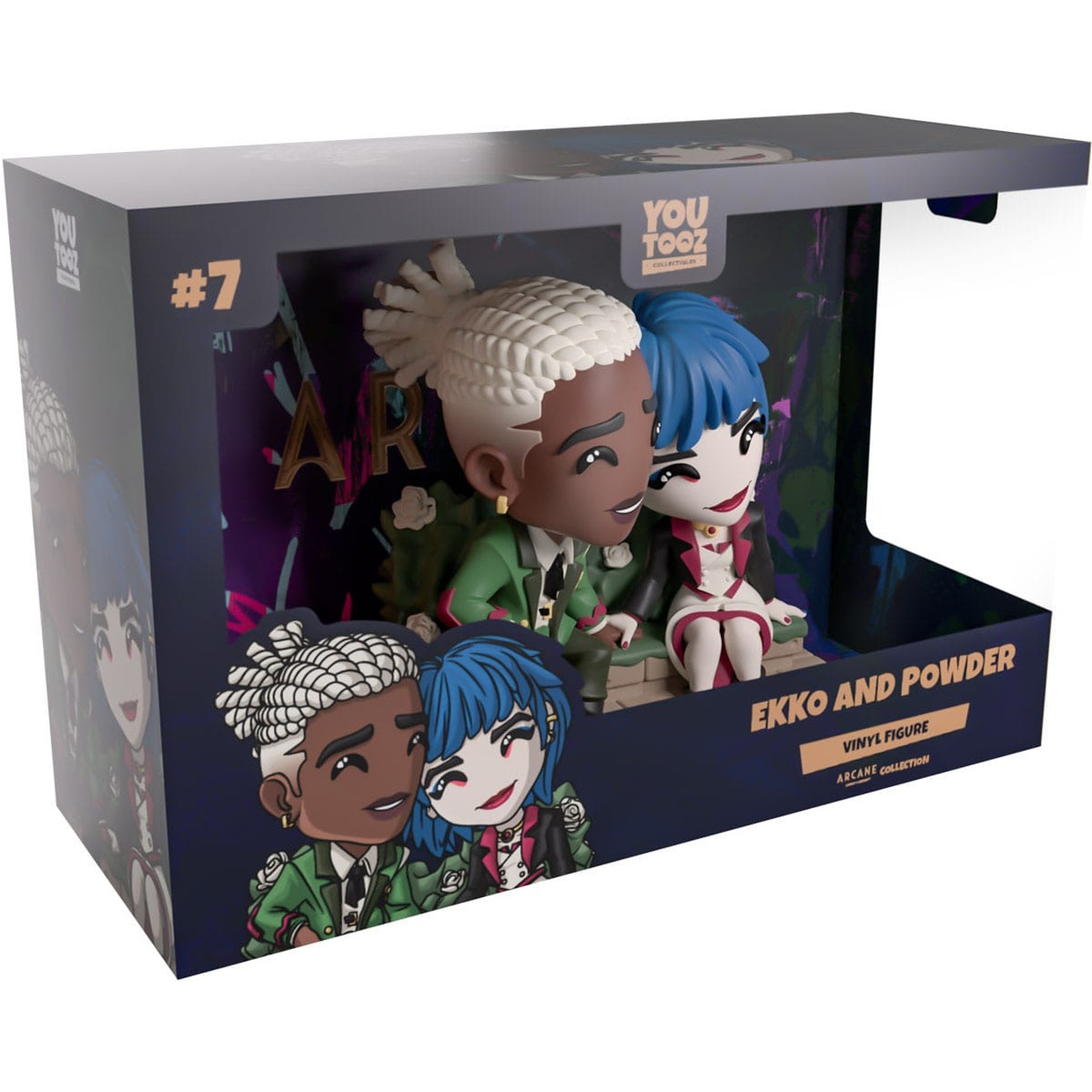Arcane winylowe figurki zestaw 2 szt. Ekko i Powder 11 cm