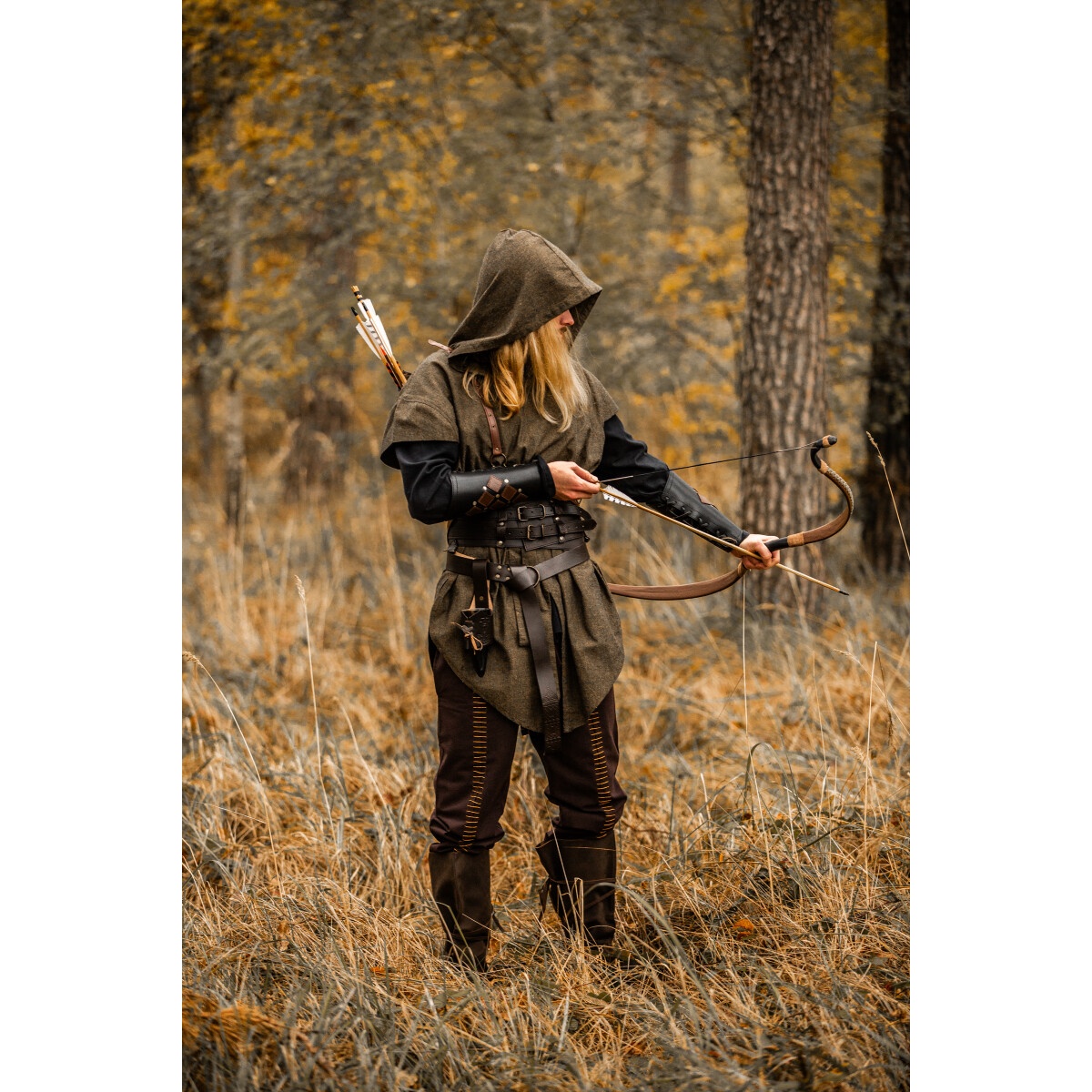 Medieval Ranger Tunic Arais green