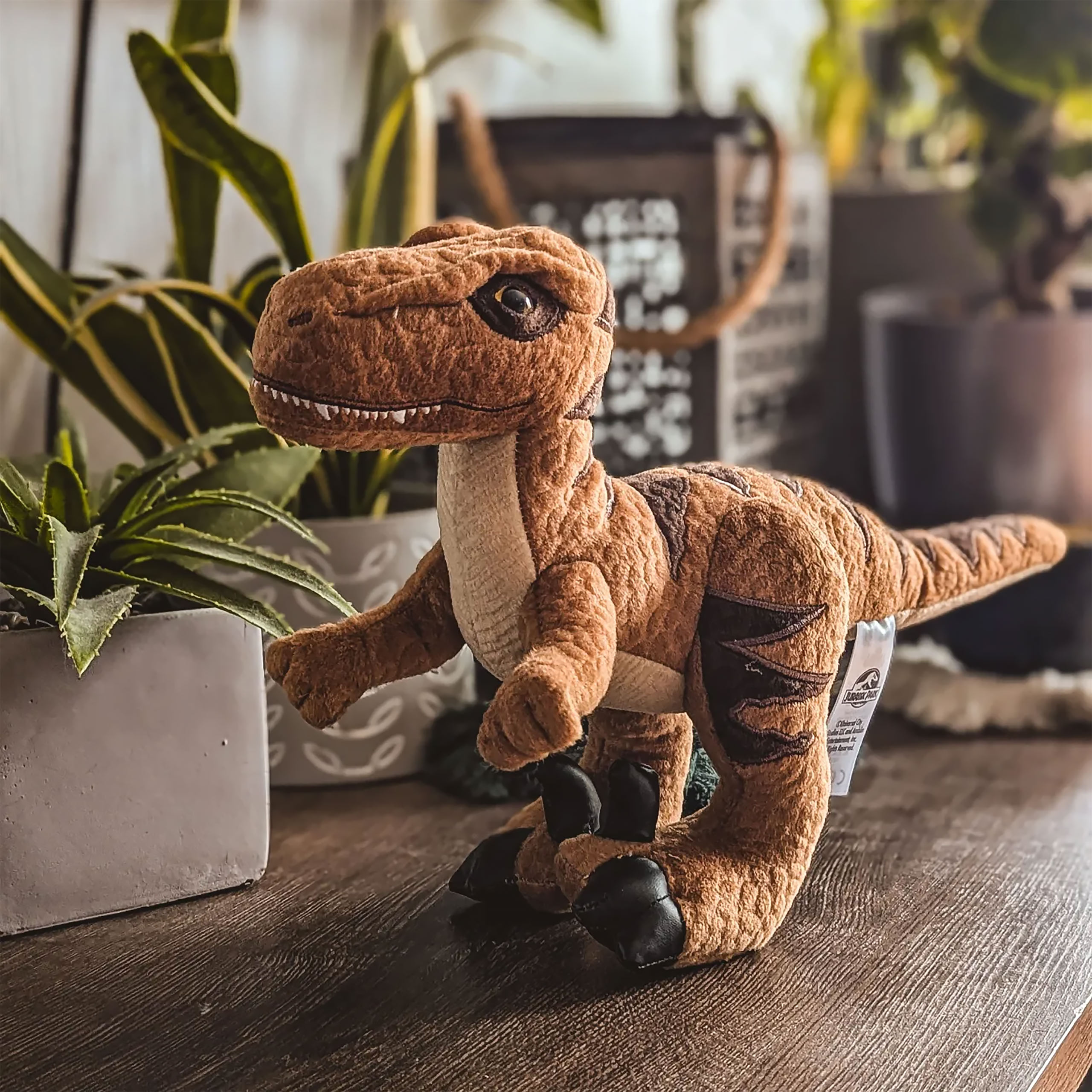 Jurassic Park - Figura di Peluche Velociraptor