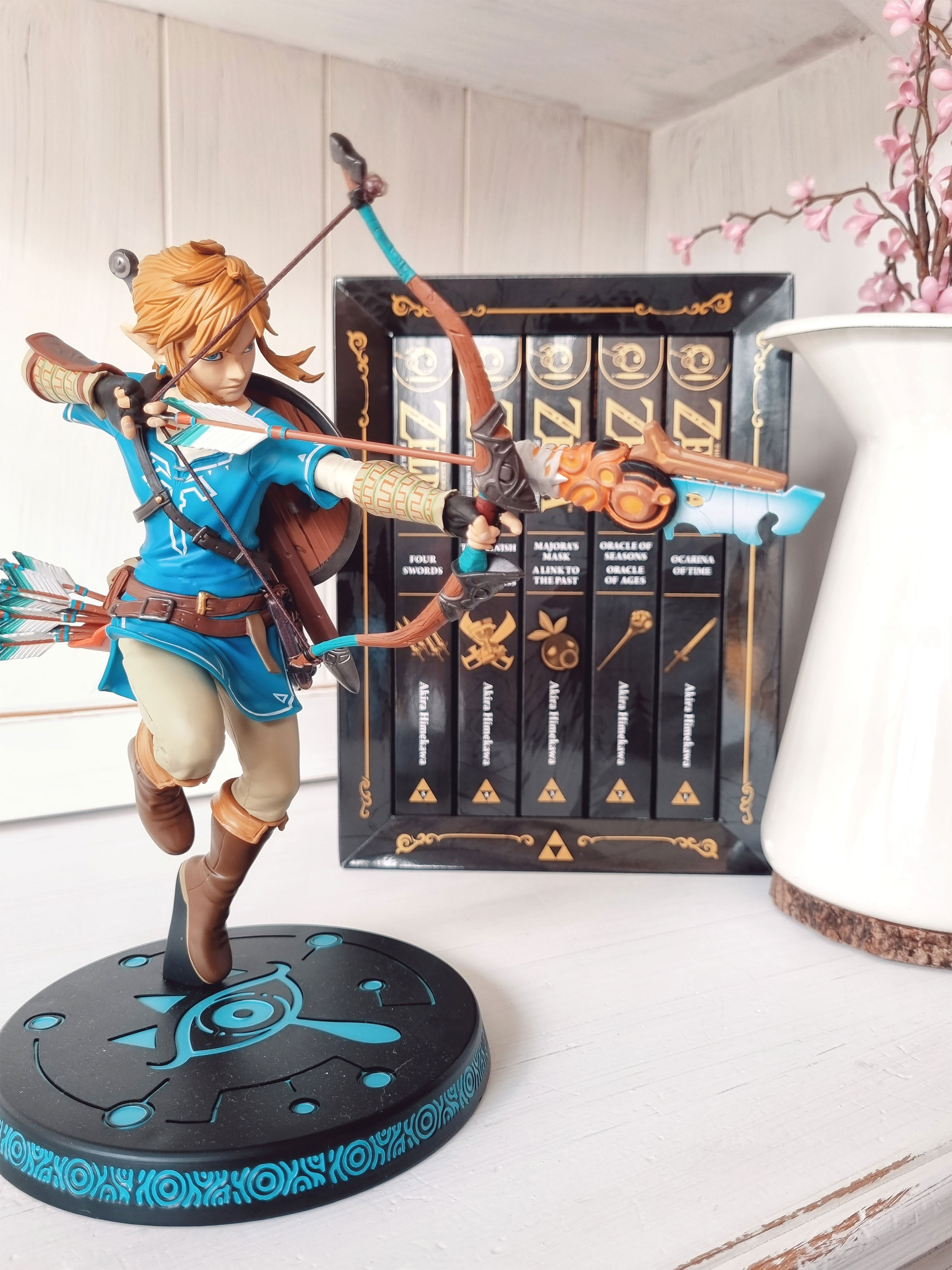 Zelda - Link Breath of the Wild figurine avec diorama