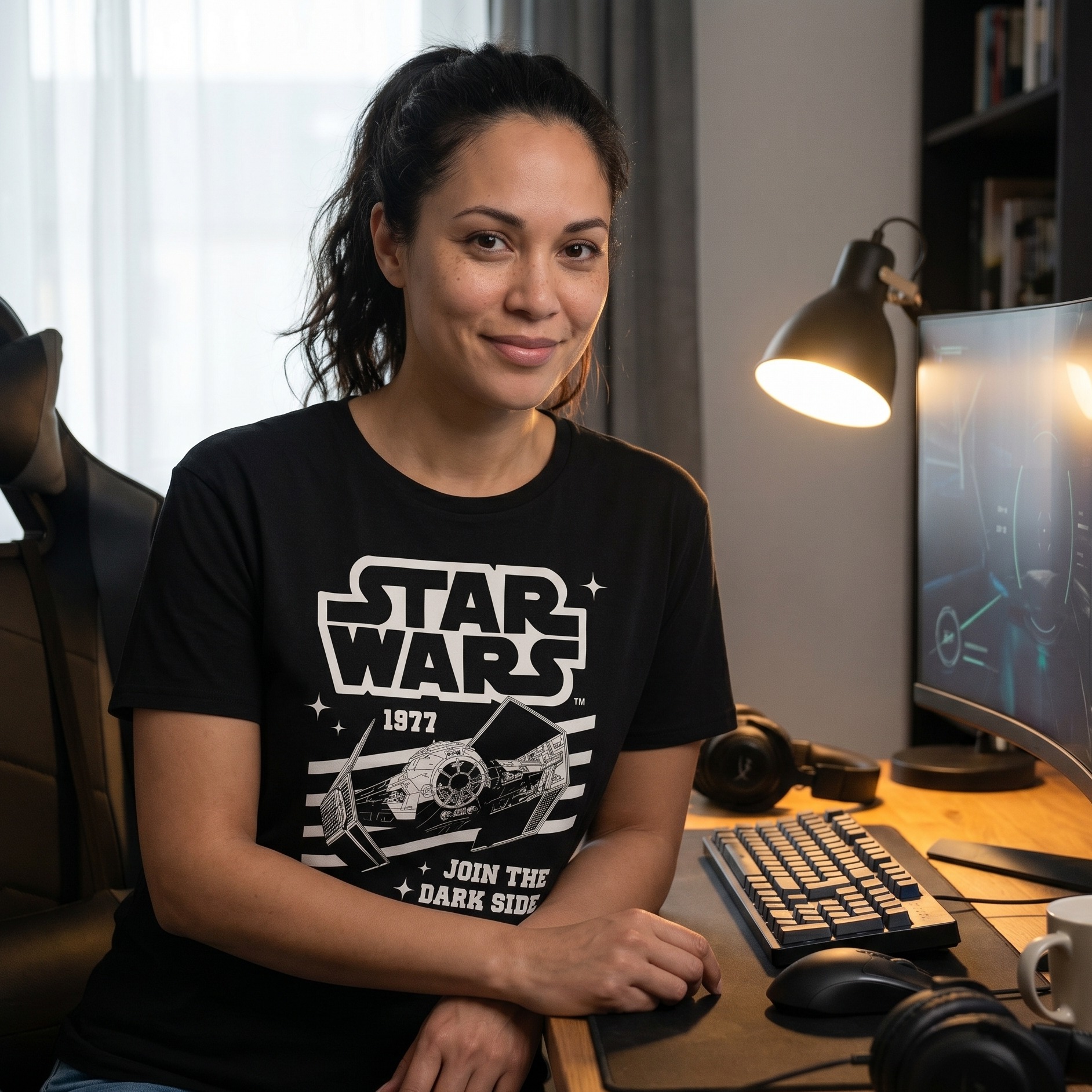 Star Wars - TIE Fighter T-shirt zwart
