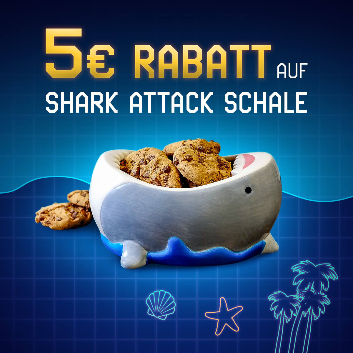 5 Euro Rabatt auf Shark Attack Schale