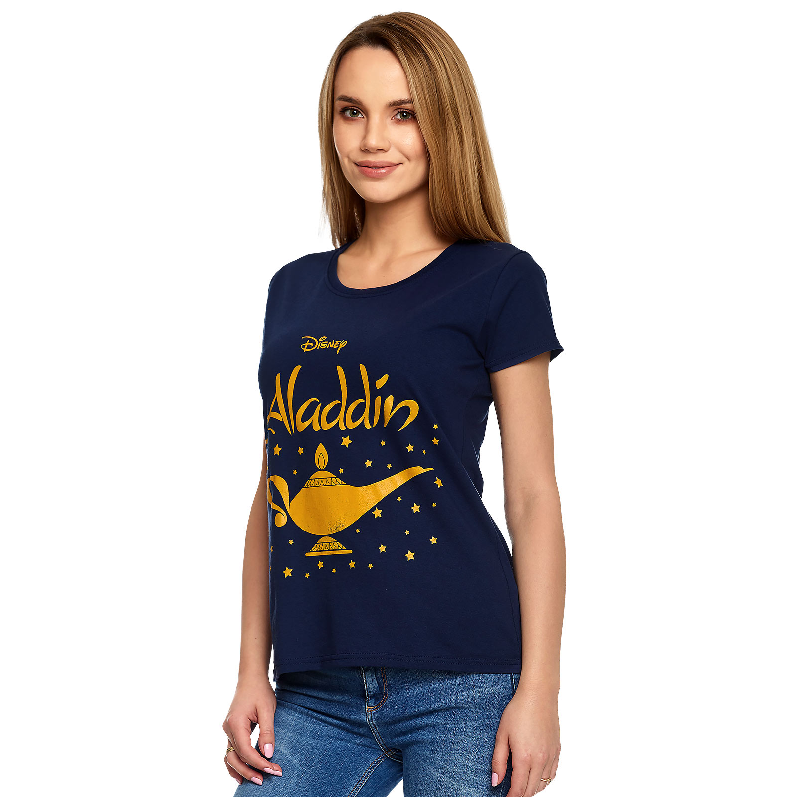 Aladdin - T-shirt Femme Lampe Magique Bleu