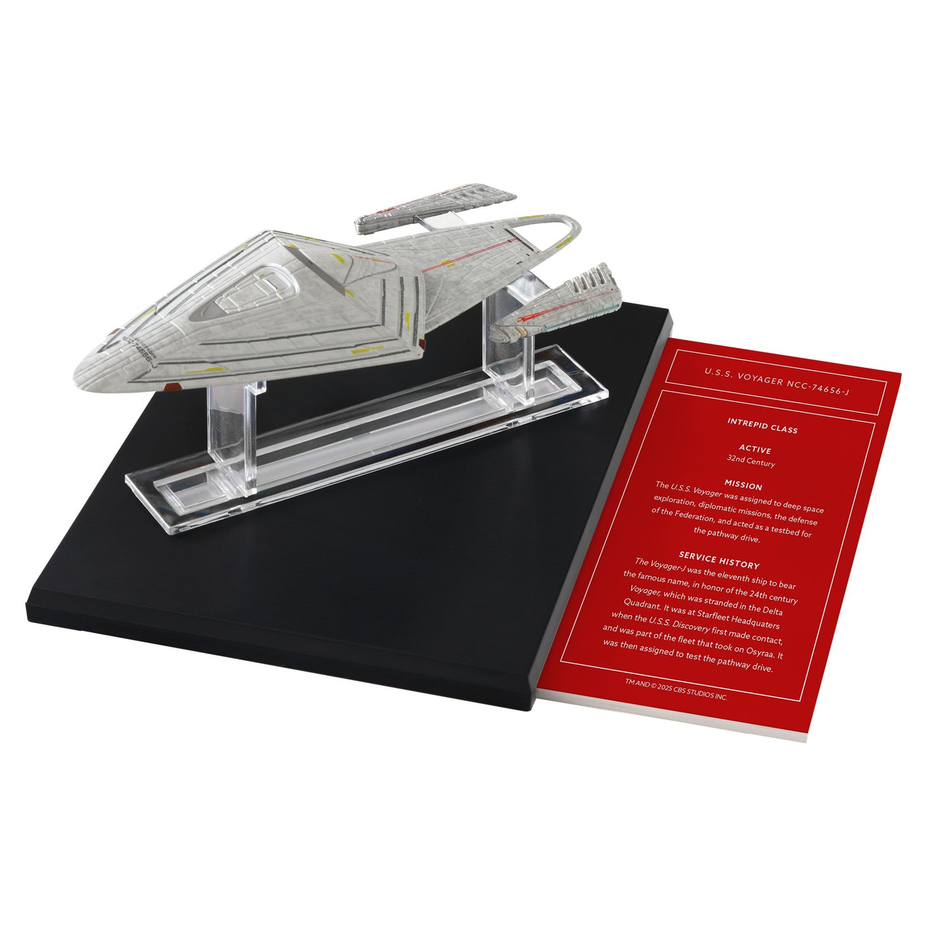 Star Trek Library Die-Cast U.S.S. Voyager NCC-74656-J 10 cm
