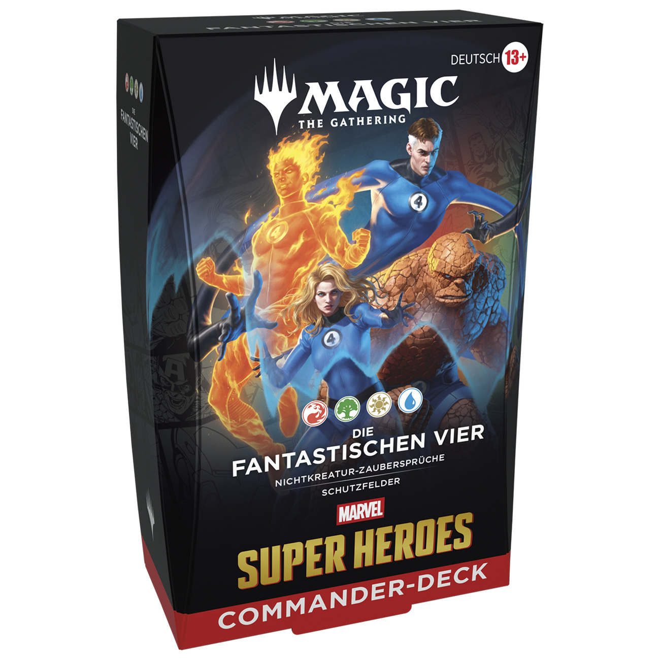 Marvel Super Heroes Fantastyczna Czwórka Talia Commander wersja niemiecka - Magic The Gathering