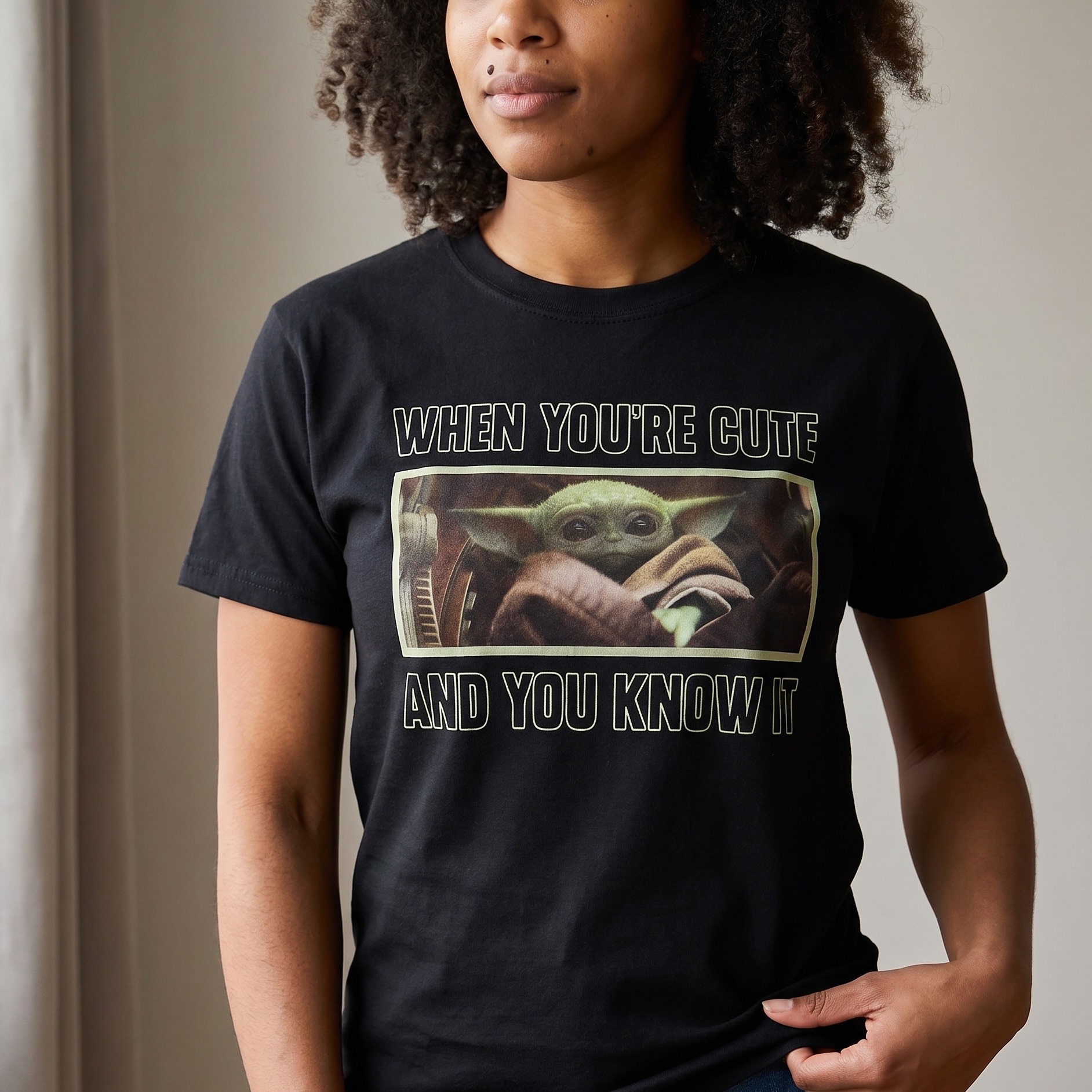 T-shirt The Child Cute and You Know It - Star Wars The Mandalorian