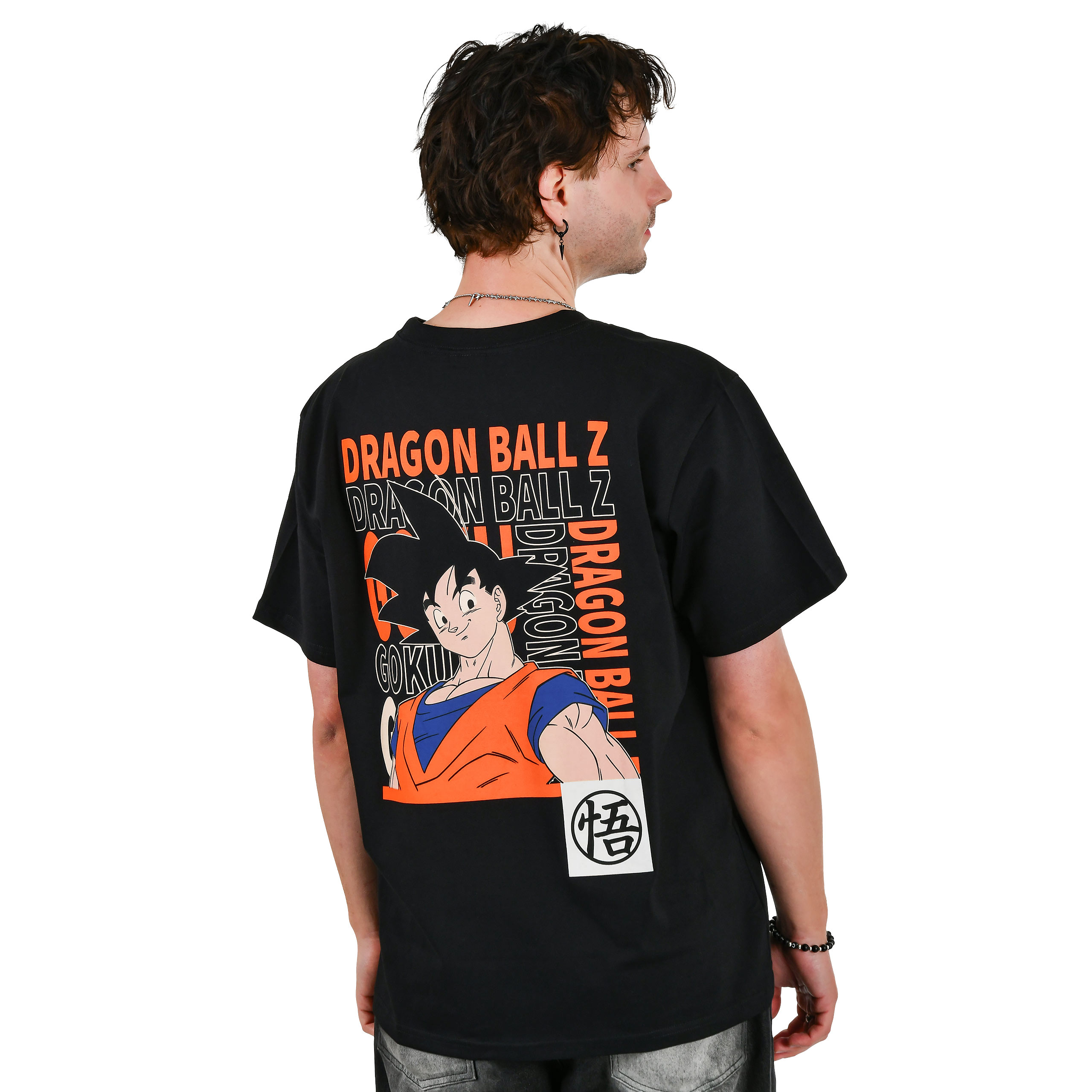 Dragon Ball Z - Czarna koszulka oversize Goku
