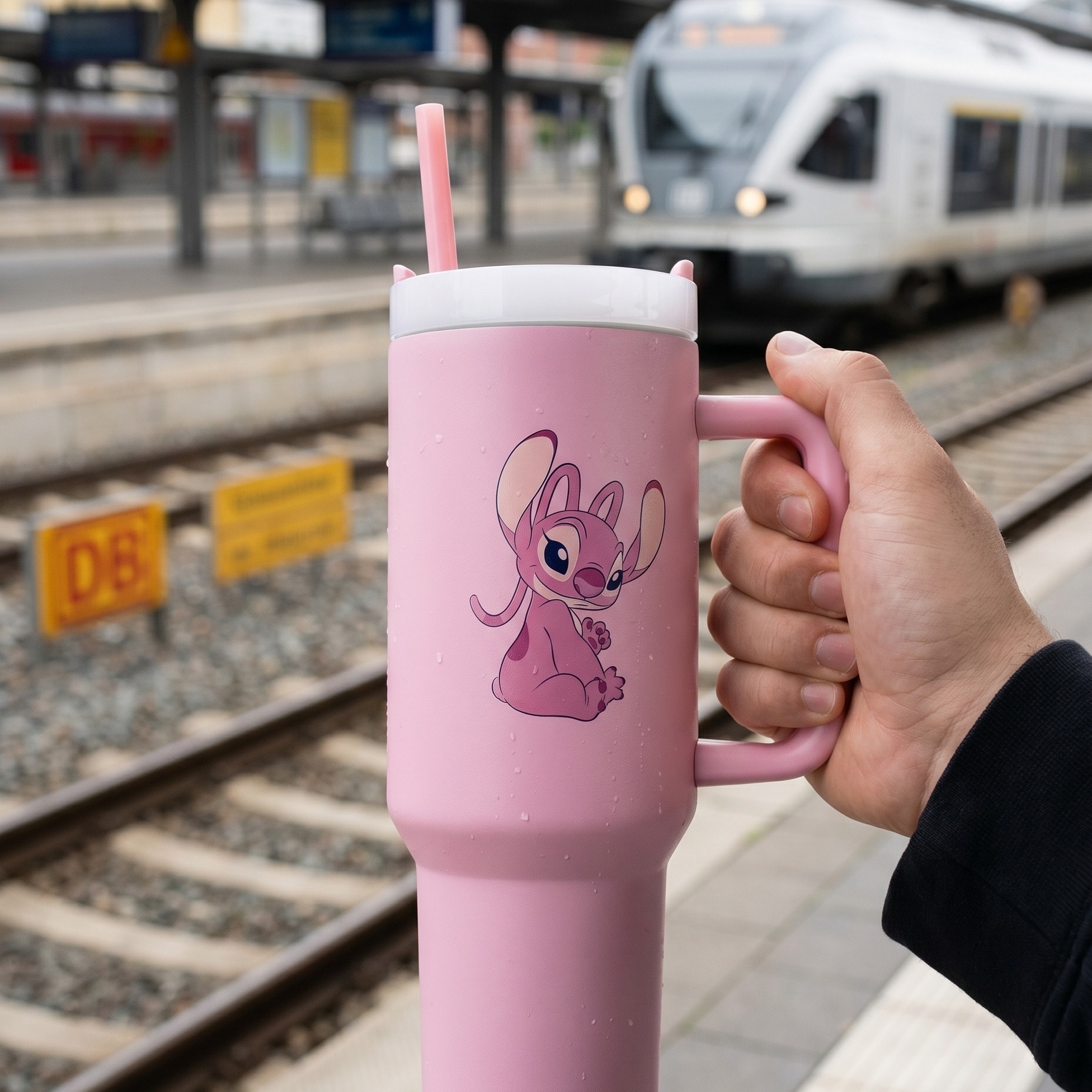 Lilo & Stitch - Angel To-Go Tumbler with Straw