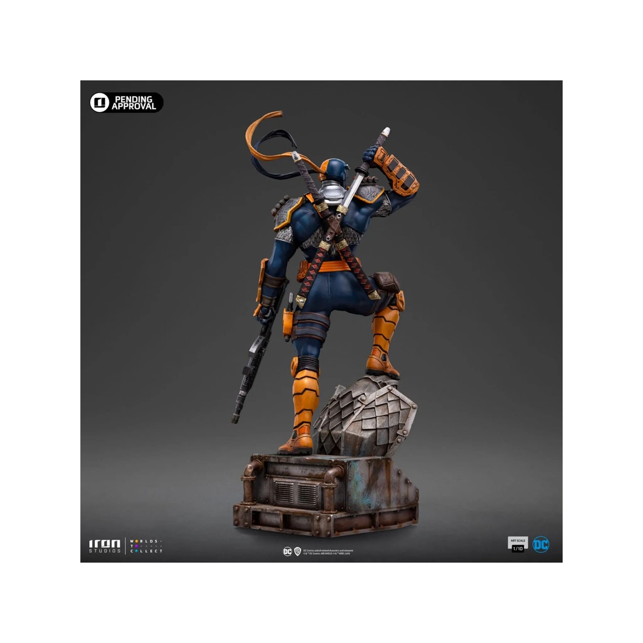 DC Comics Series nr 9 1/10-skala staty Deathstroke 26 cm