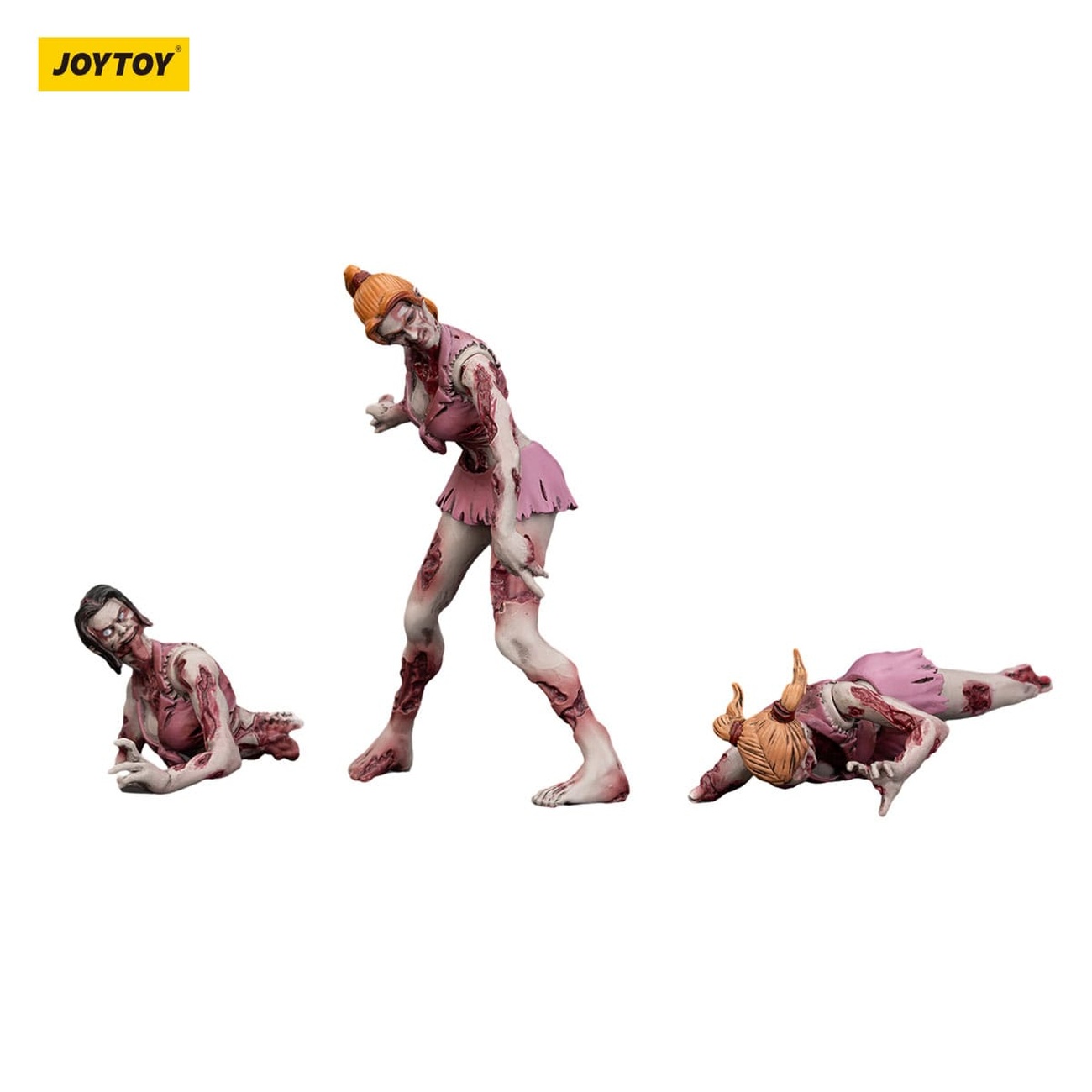 Zombie Dark Source actionfigurer 3-pack Cheer Leaders 8 cm