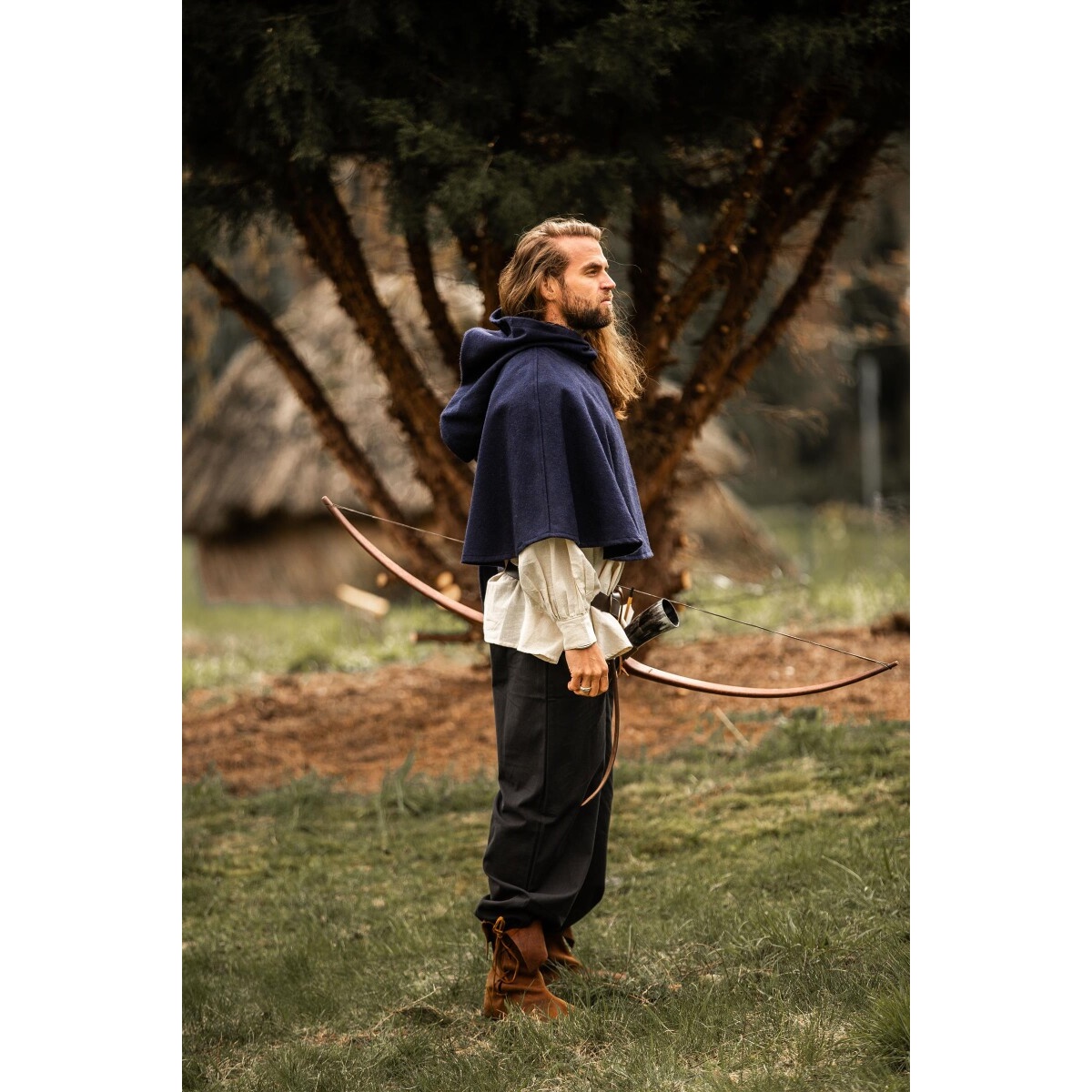 Middeleeuwse wollen gugel Paul