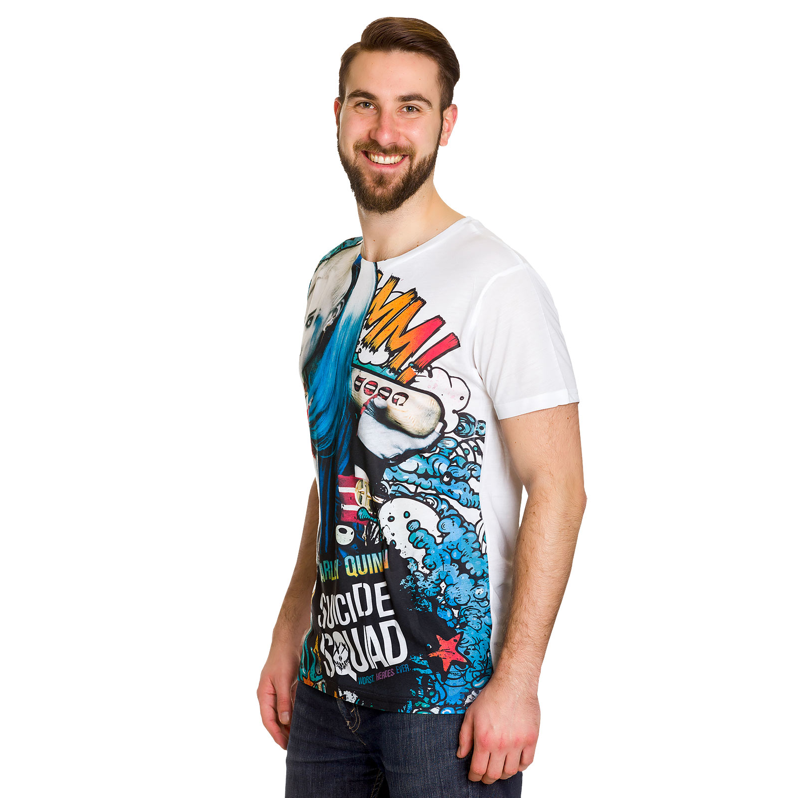 Suicide Squad - T-shirt complet Harley Quinn Graffiti