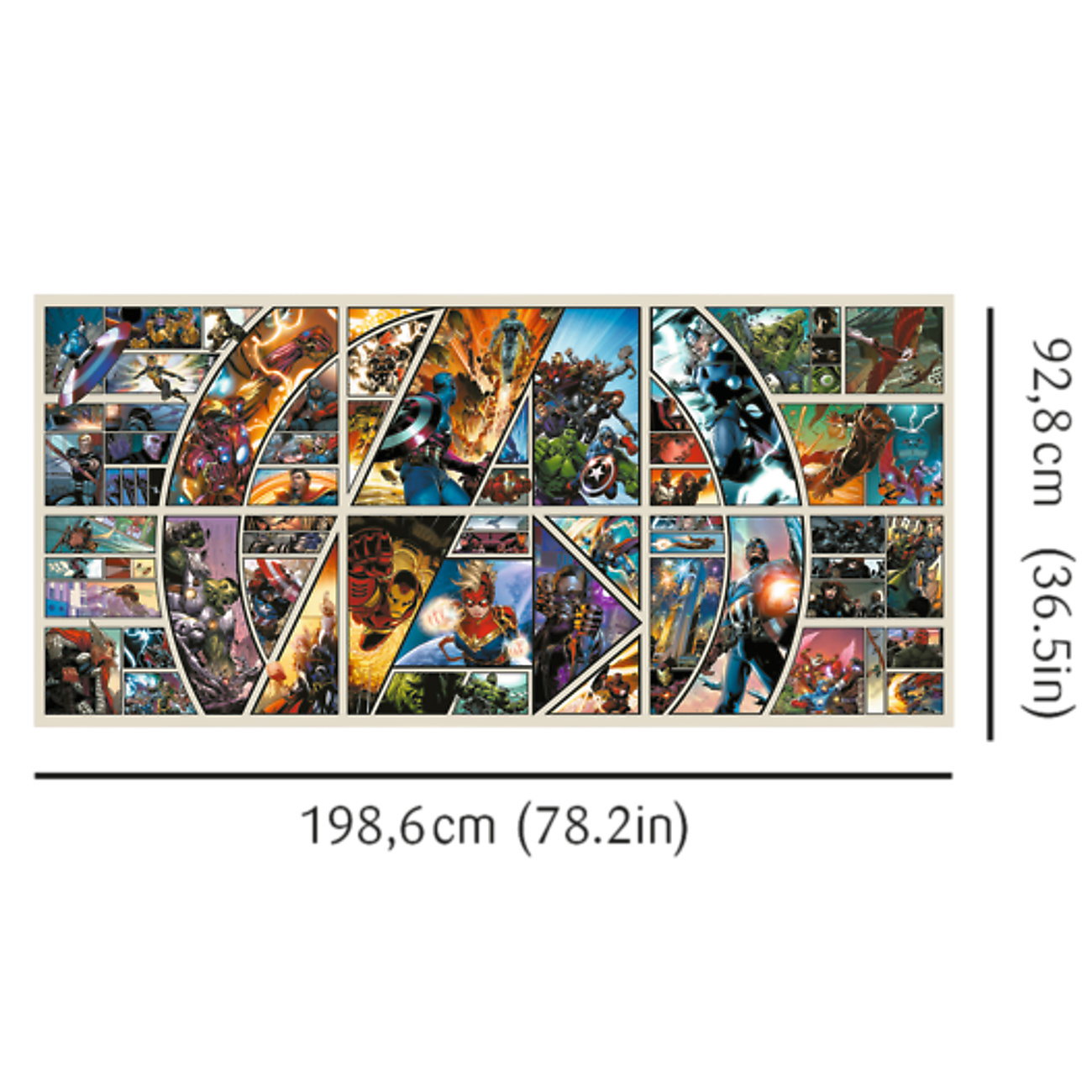 Avengers - Across The Comic Universe Puzzle Collection with Poster