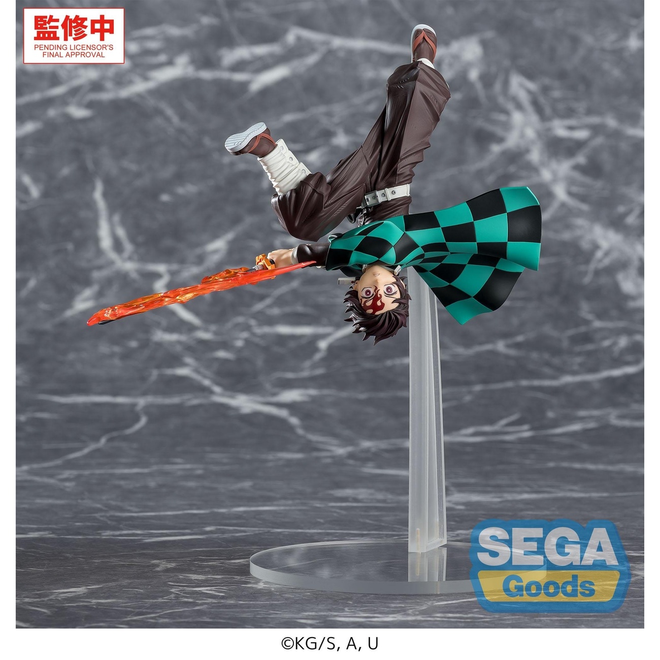 Demon Slayer - Tanjiro Kamado Figure Hinokami Kagura Setting Sun Transformation