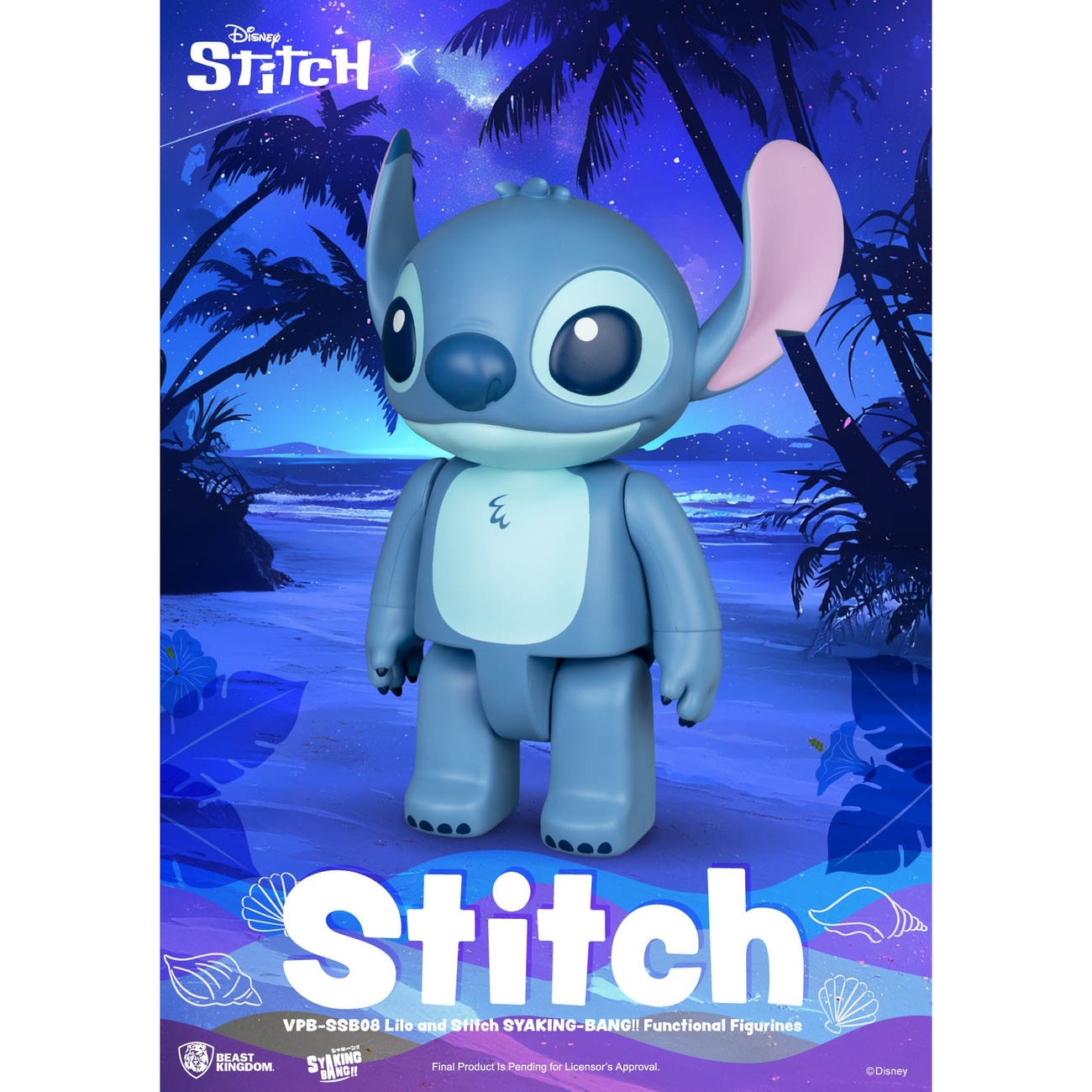 Lilo & Stitch Syaking Bang Vinyl Money Box Stitch 30 cm