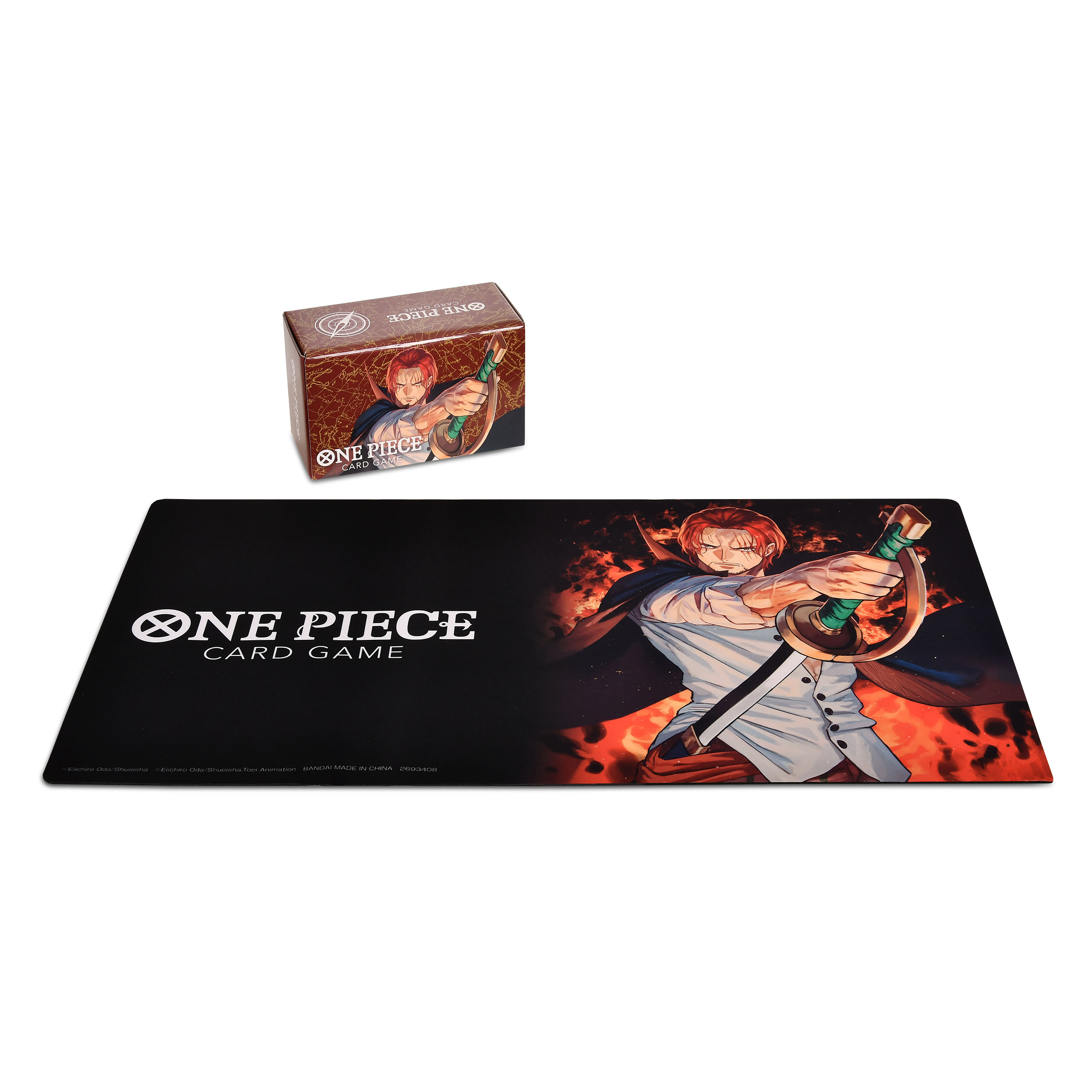 One Piece Card Game - Shanks Spielmatte und Aufbewahrungsbox