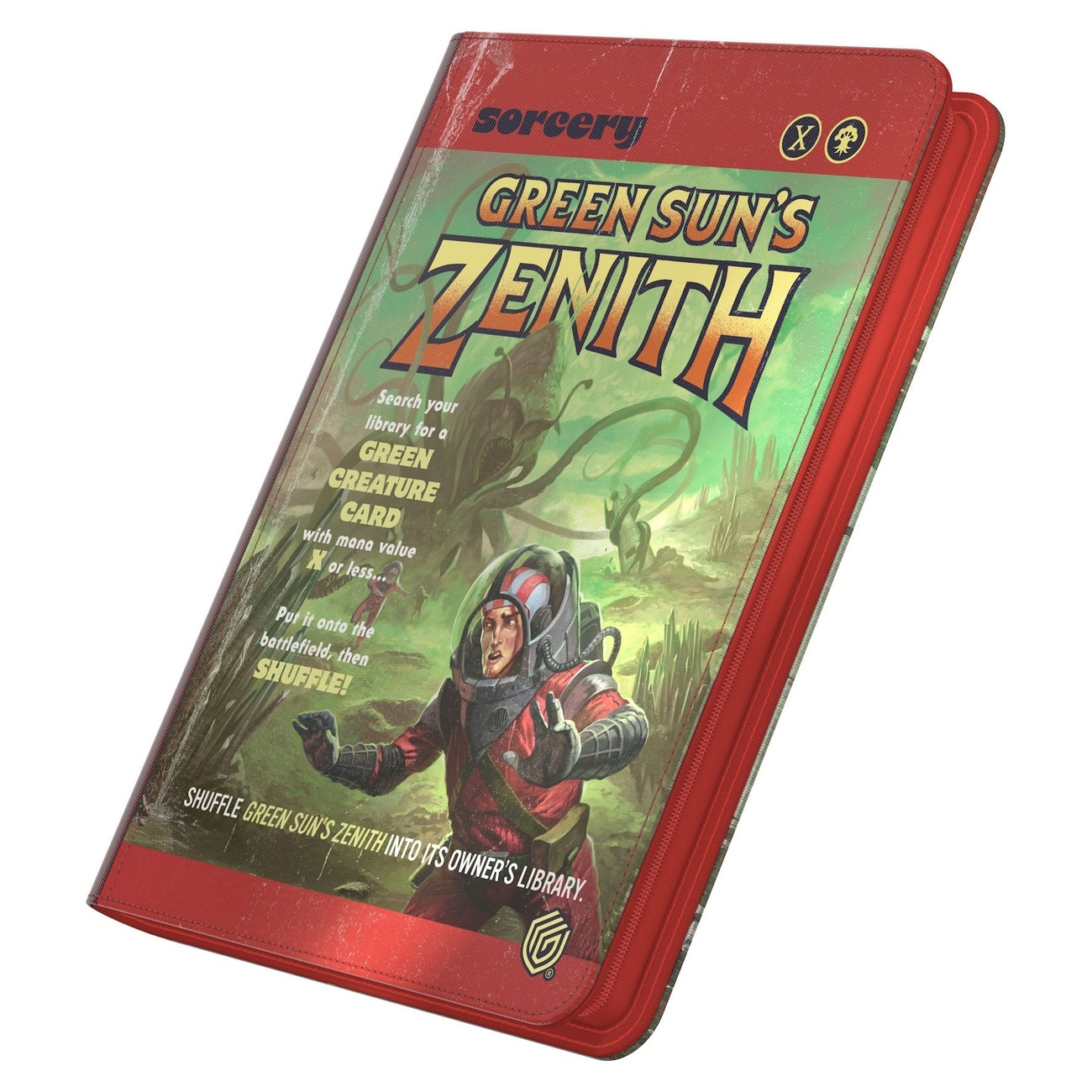Ultimate Guard Zipfolio 360 Xenoskin Magic: The Gathering "Edge of Eternities" - Green Sun’s Zenith