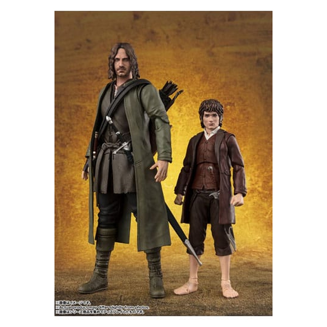 Der Herr der Ringe - Frodo Beutlin & Gollum S.H. Figuarts Actionfiguren Set