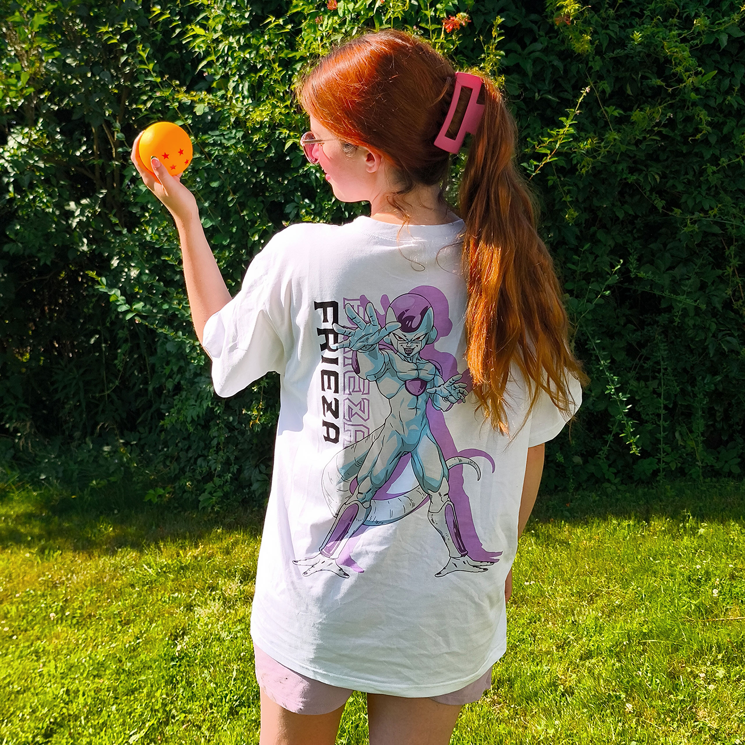 Dragon Ball Z - Camiseta oversize Freezer blanca