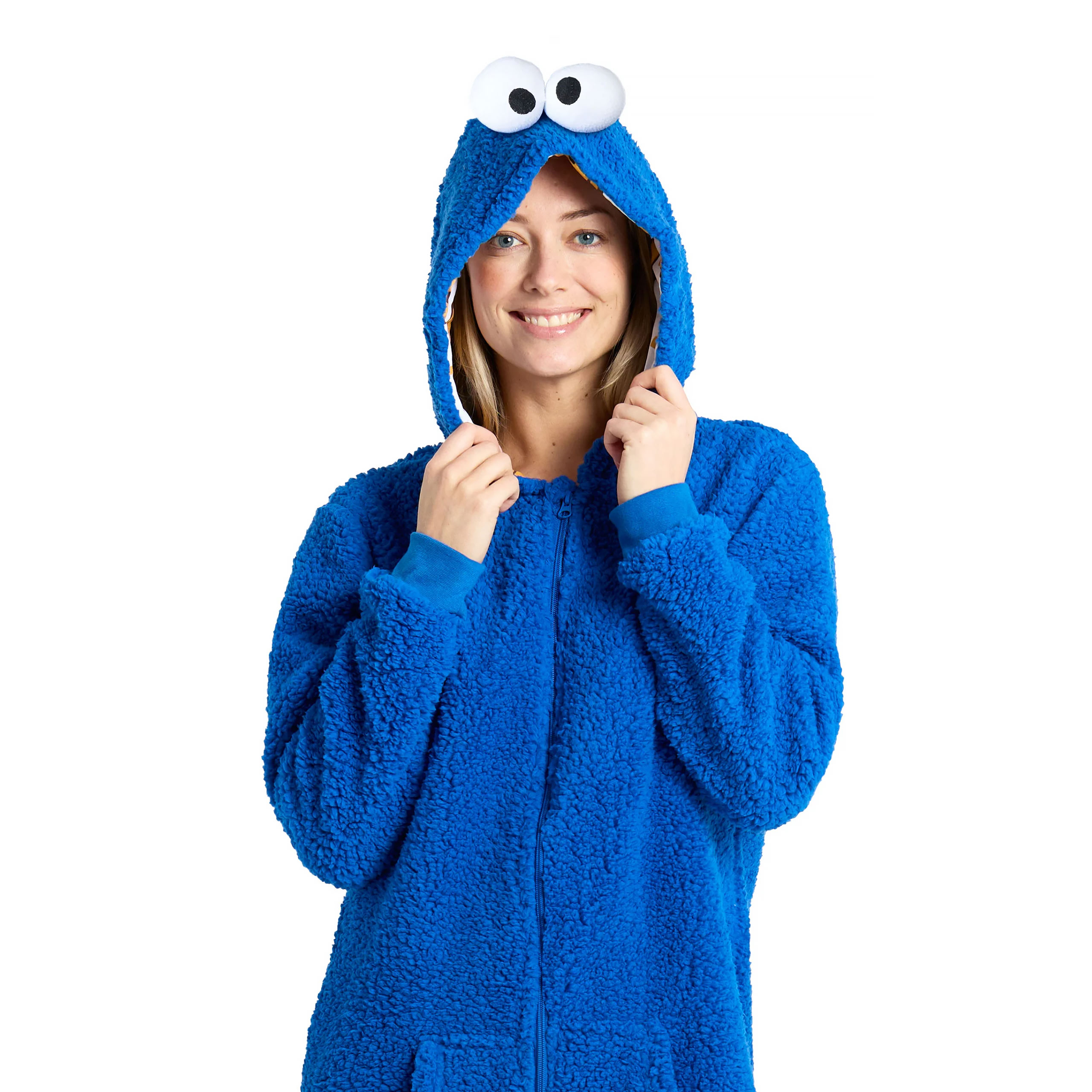 Barrio Sésamo - Mono de peluche de El Monstruo de las Galletas para adulto